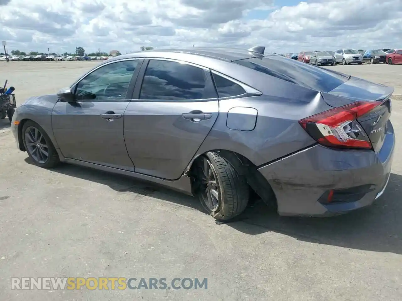 2 Photograph of a damaged car 19XFC1F38ME207631 HONDA CIVIC 2021