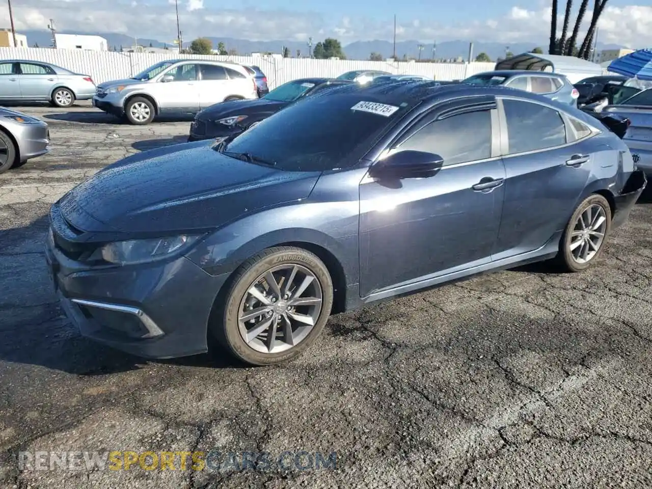 1 Photograph of a damaged car 19XFC1F38ME208441 HONDA CIVIC 2021