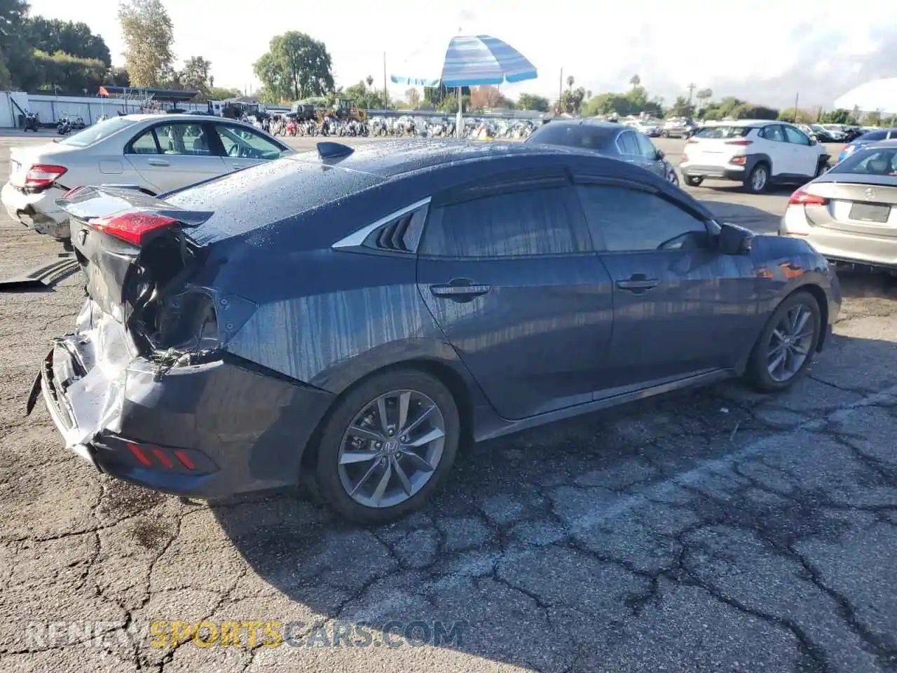 3 Photograph of a damaged car 19XFC1F38ME208441 HONDA CIVIC 2021