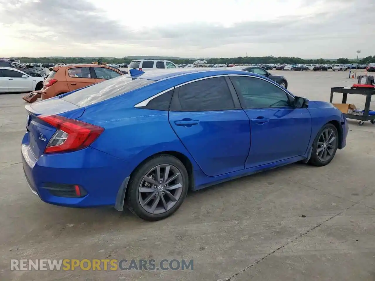 3 Photograph of a damaged car 19XFC1F39ME003646 HONDA CIVIC 2021