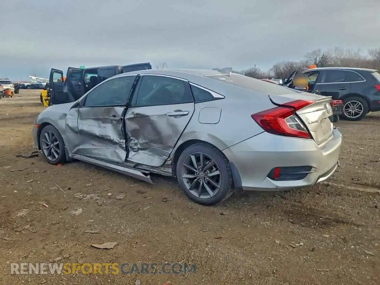2 Фотография поврежденного автомобиля 19XFC1F39ME006191 HONDA CIVIC 2021