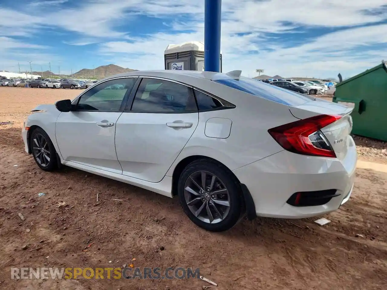 2 Photograph of a damaged car 19XFC1F39ME007213 HONDA CIVIC 2021