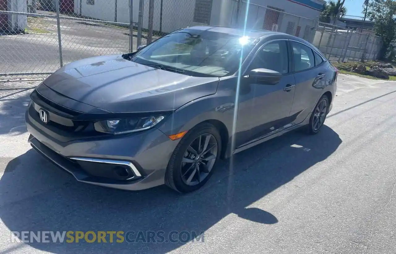2 Photograph of a damaged car 19XFC1F39ME009754 HONDA CIVIC 2021