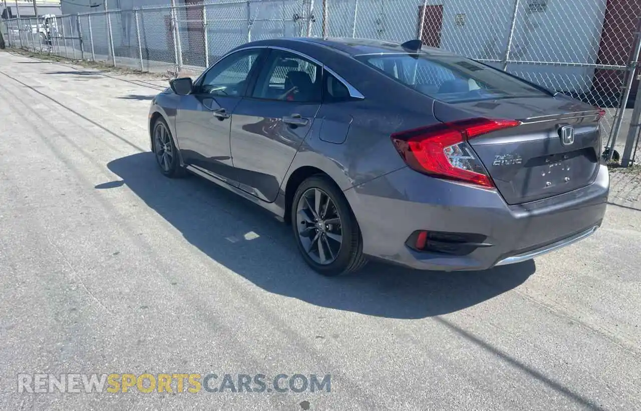 3 Photograph of a damaged car 19XFC1F39ME009754 HONDA CIVIC 2021