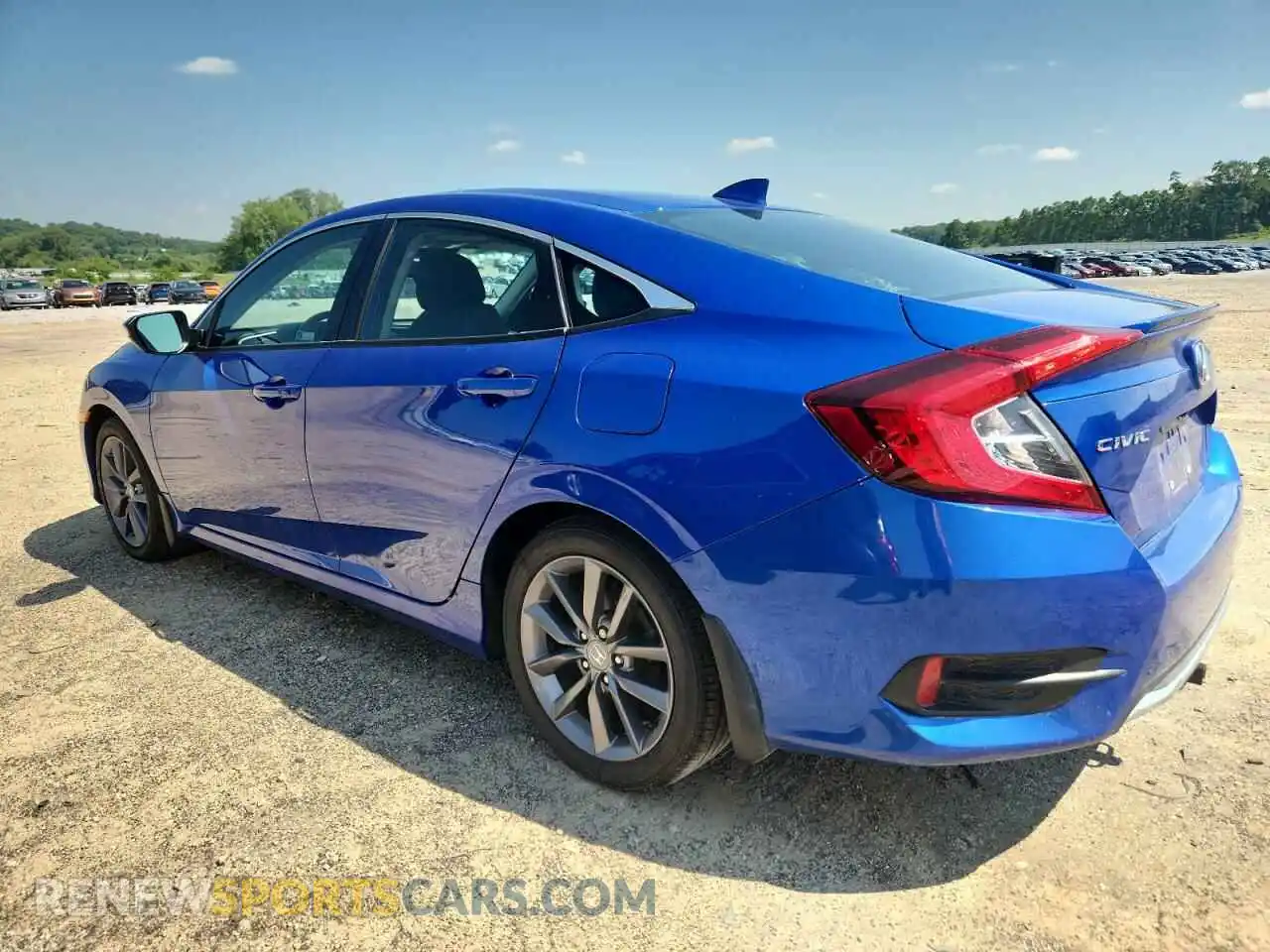 2 fotografías del automóvil dañado 19XFC1F39ME012749 HONDA CIVIC 2021