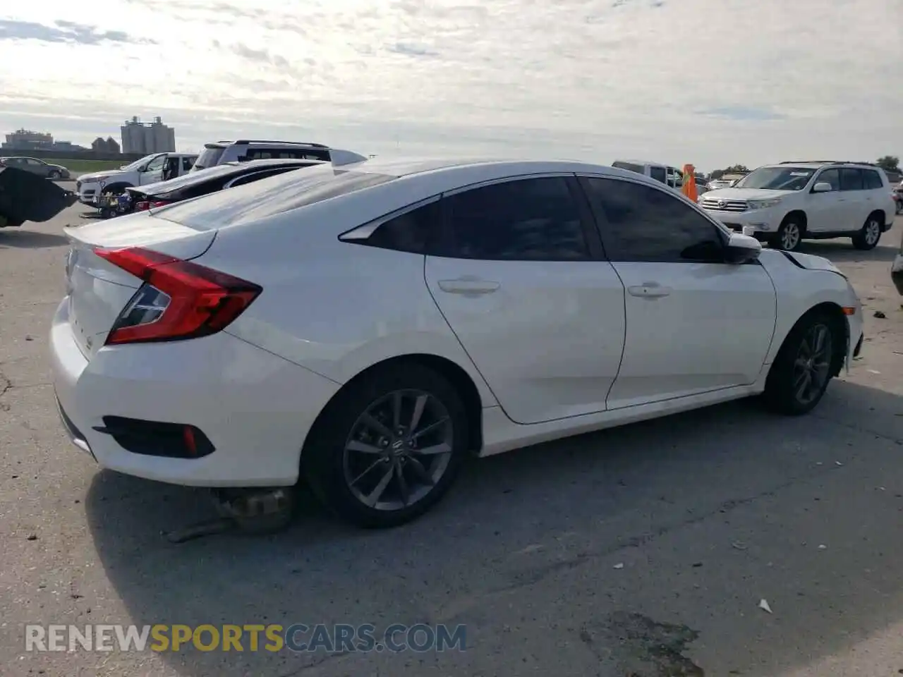 3 Photograph of a damaged car 19XFC1F39ME012816 HONDA CIVIC 2021