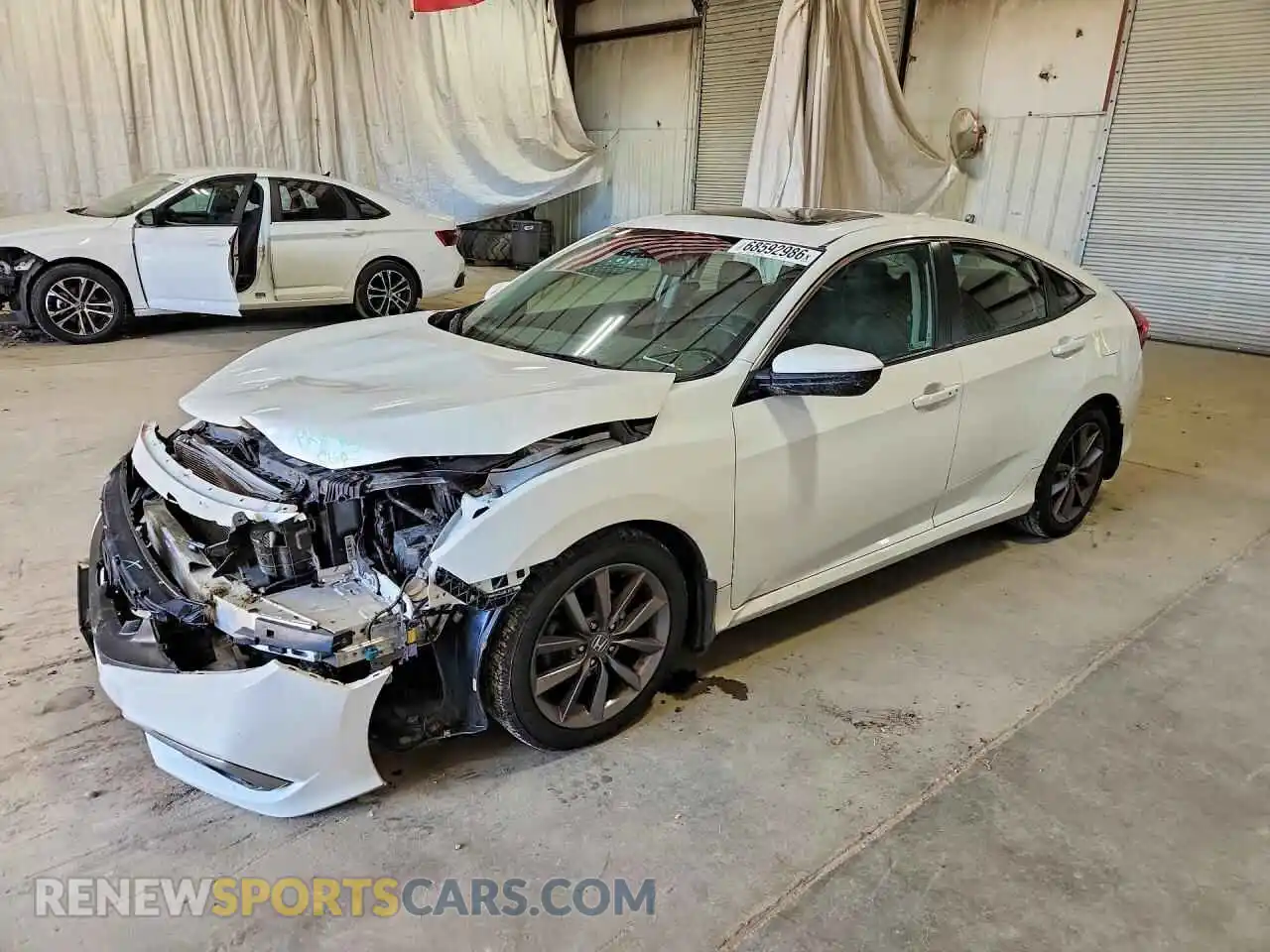 1 fotografías del automóvil dañado 19XFC1F39ME202731 HONDA CIVIC 2021