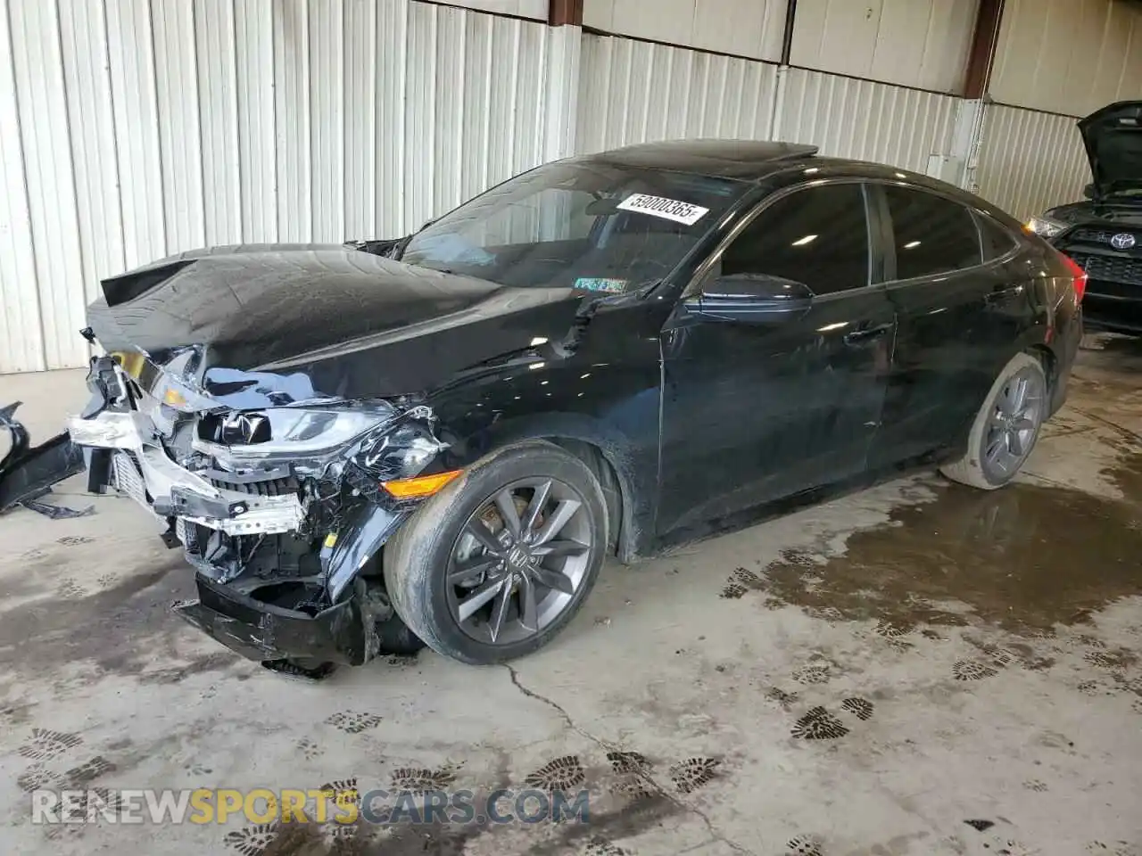 1 Photograph of a damaged car 19XFC1F39ME202759 HONDA CIVIC 2021