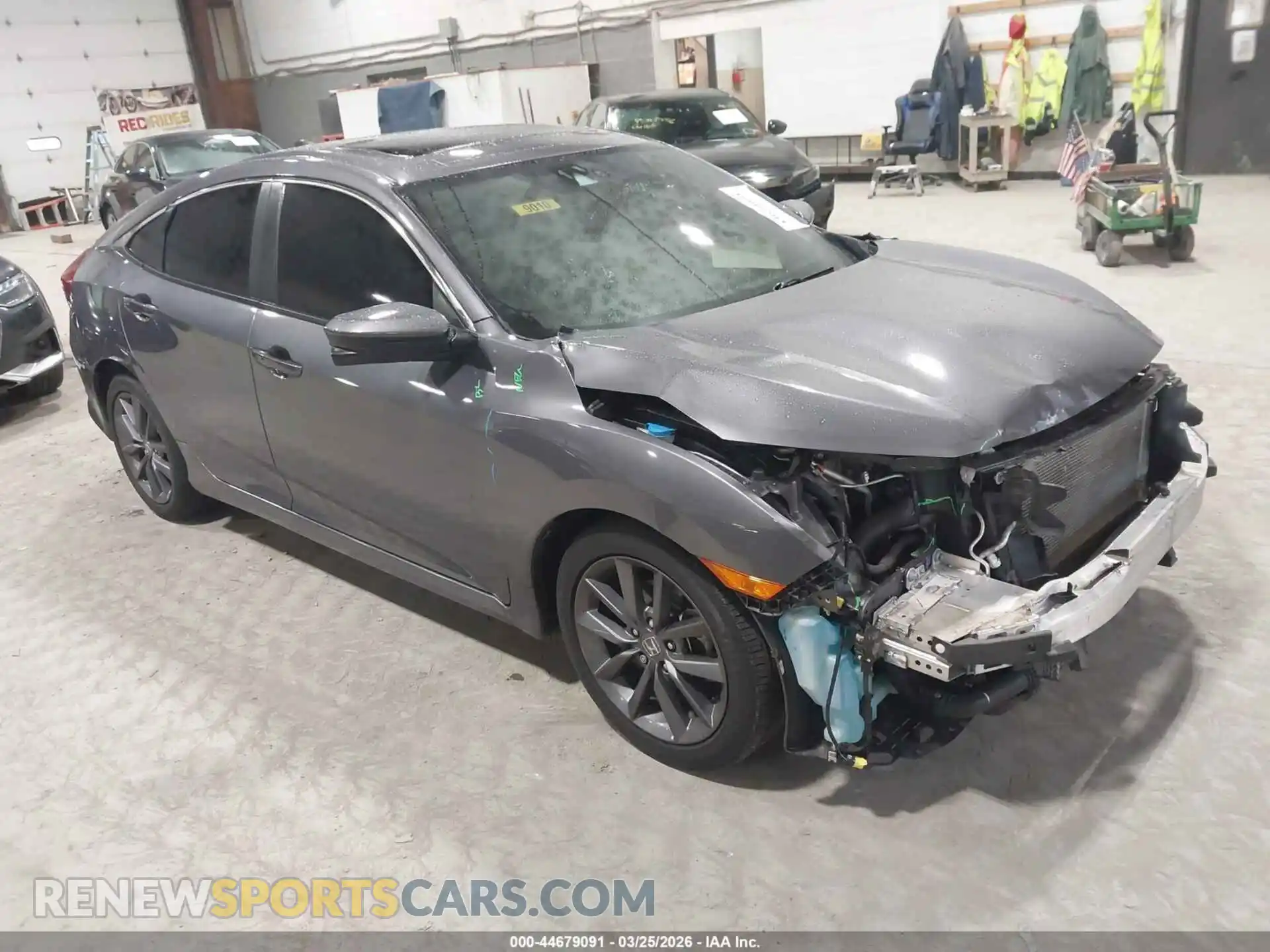 1 Photograph of a damaged car 19XFC1F39ME208089 HONDA CIVIC 2021