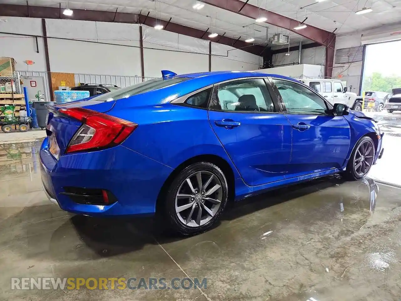 3 Фотография поврежденного автомобиля 19XFC1F39ME209954 HONDA CIVIC 2021