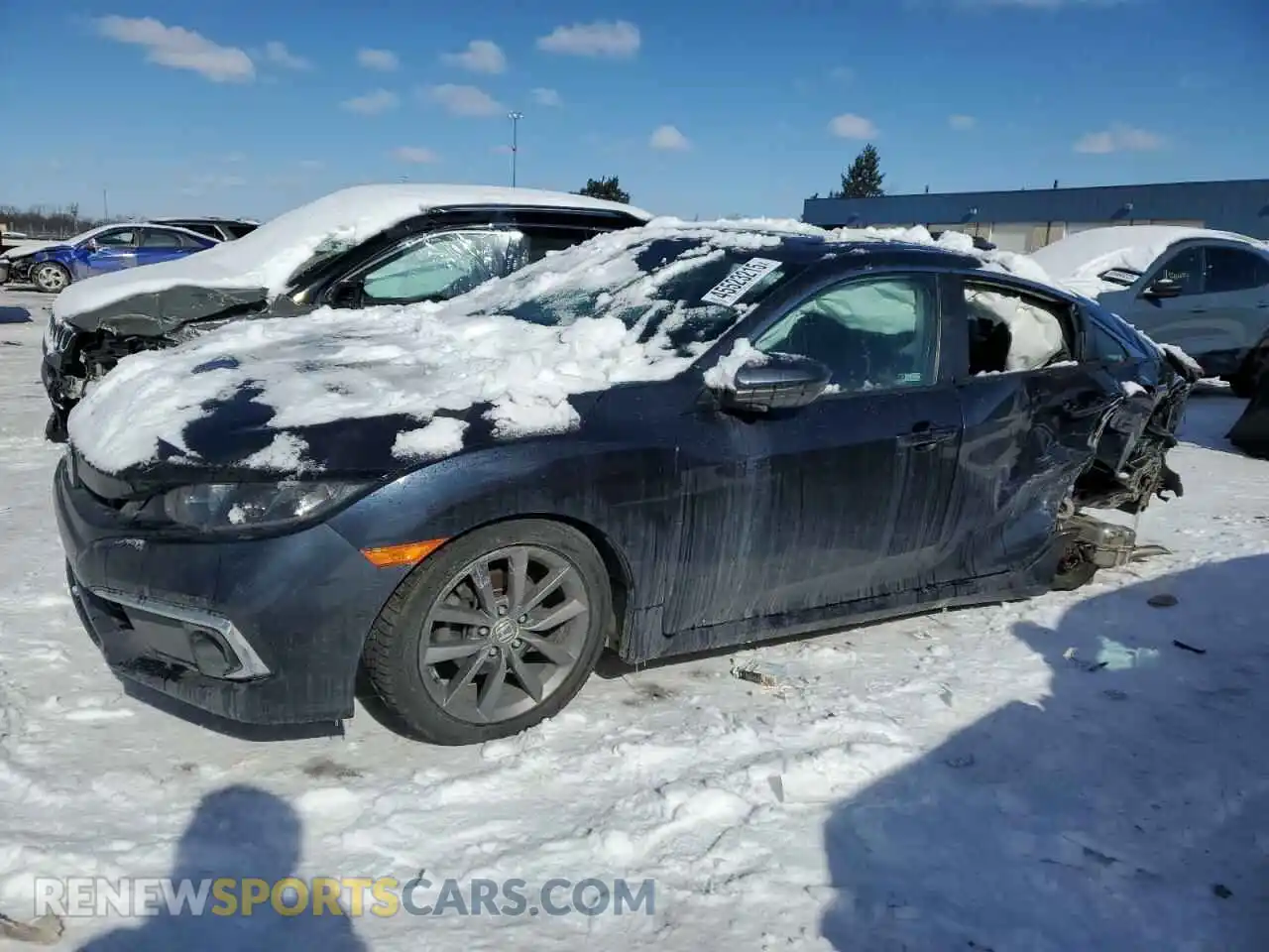 1 Photograph of a damaged car 19XFC1F3XME004787 HONDA CIVIC 2021