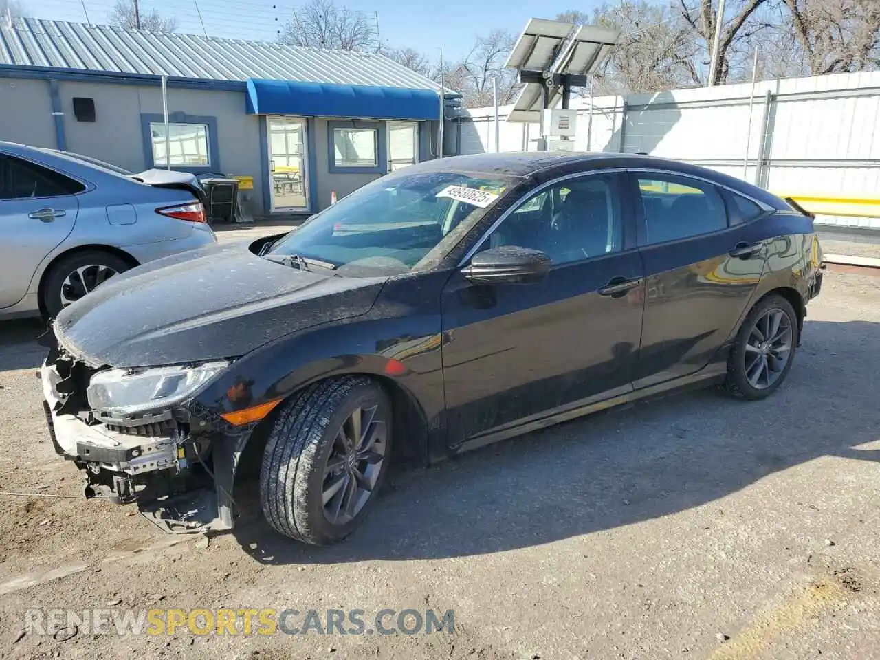 1 Photograph of a damaged car 19XFC1F3XME008306 HONDA CIVIC 2021