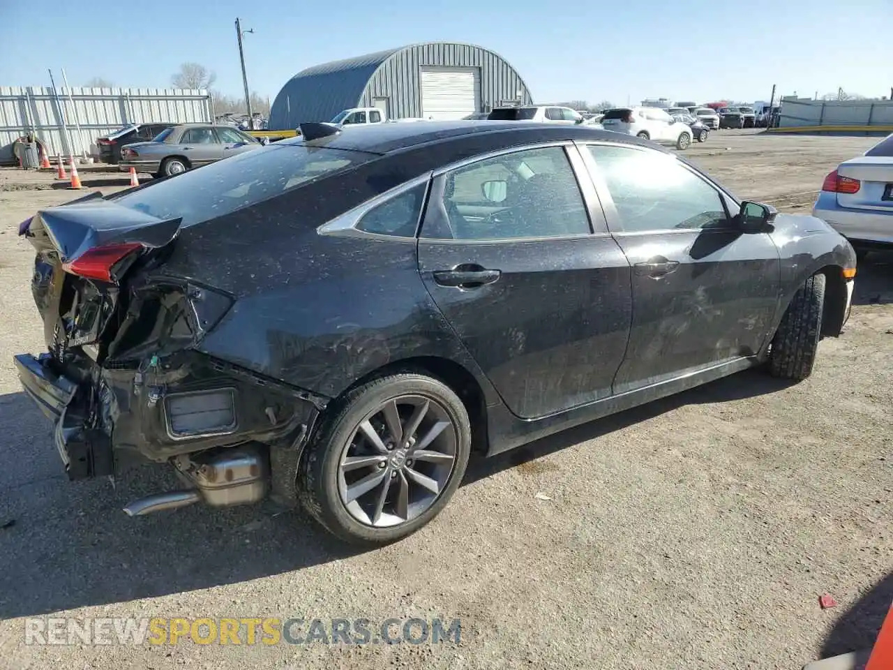 3 Photograph of a damaged car 19XFC1F3XME008306 HONDA CIVIC 2021