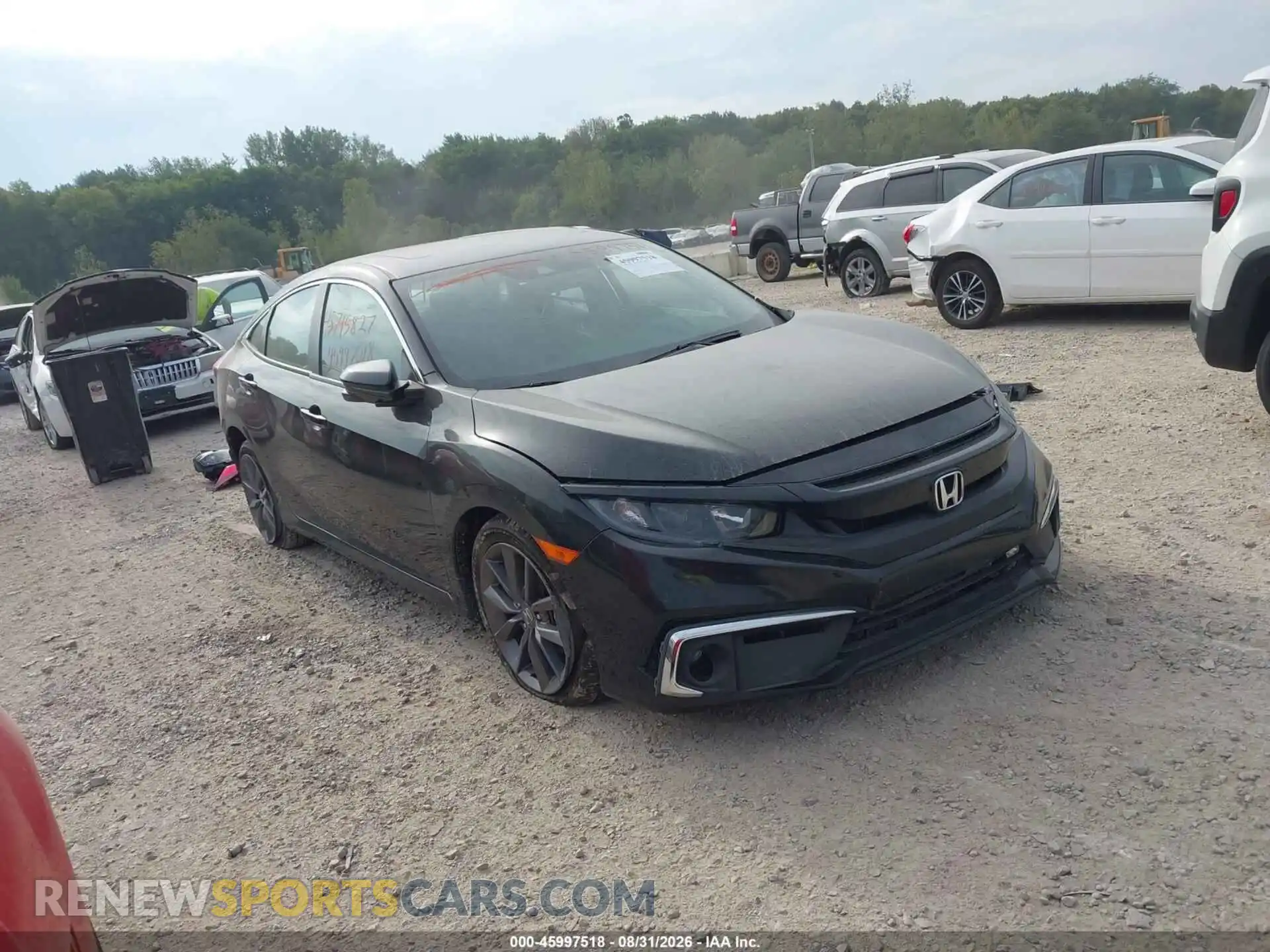 1 Photograph of a damaged car 19XFC1F3XME008435 HONDA CIVIC 2021