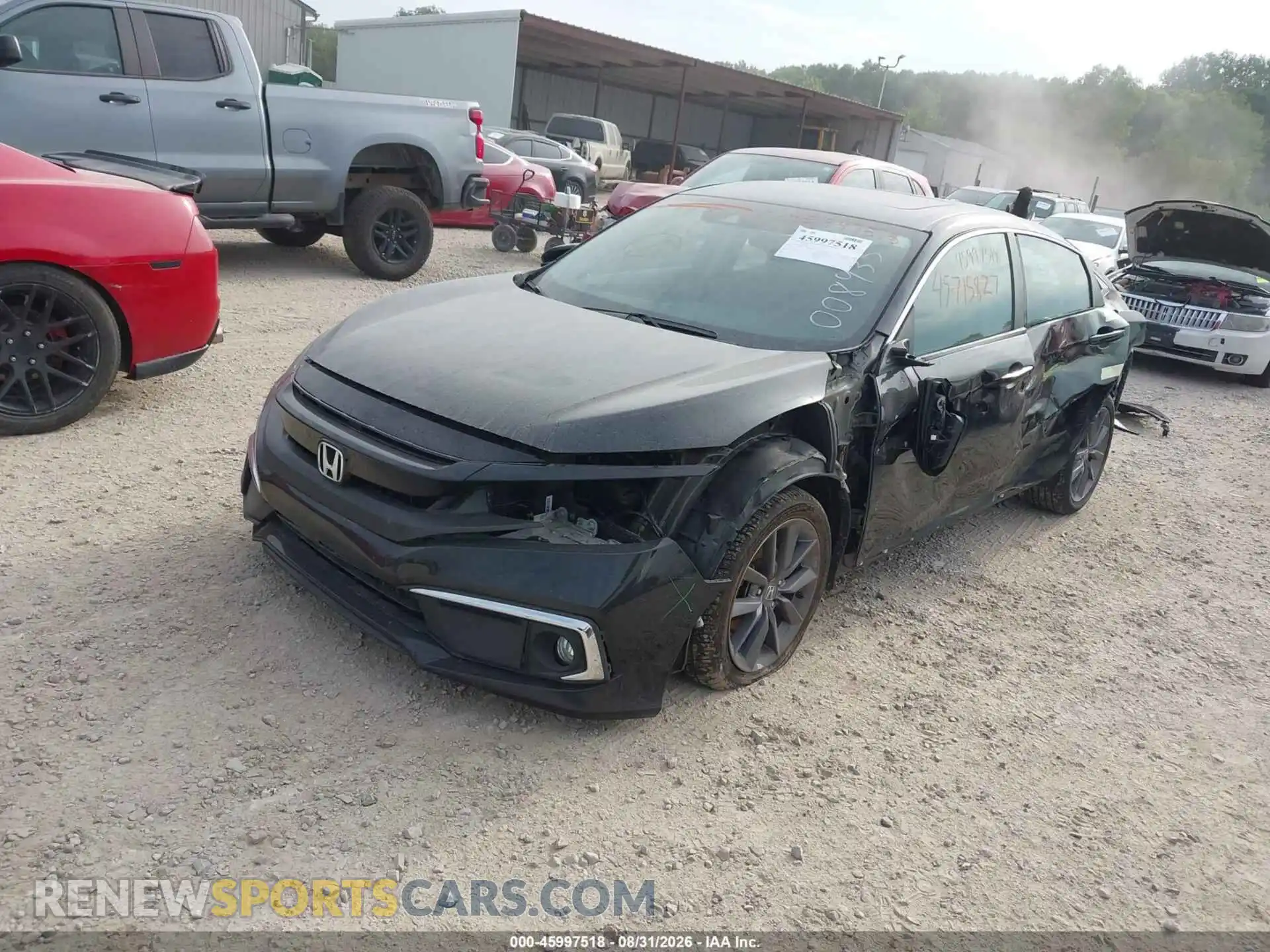 2 Photograph of a damaged car 19XFC1F3XME008435 HONDA CIVIC 2021