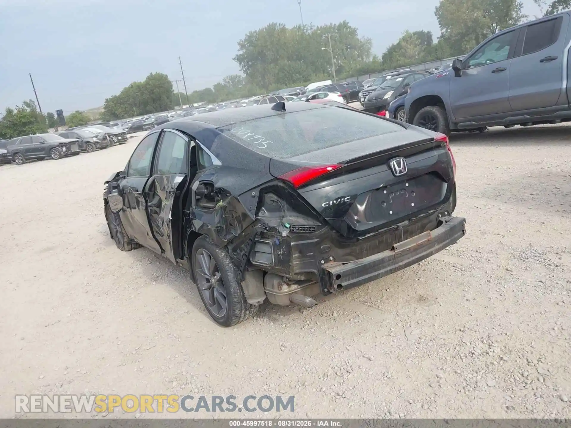 3 Photograph of a damaged car 19XFC1F3XME008435 HONDA CIVIC 2021