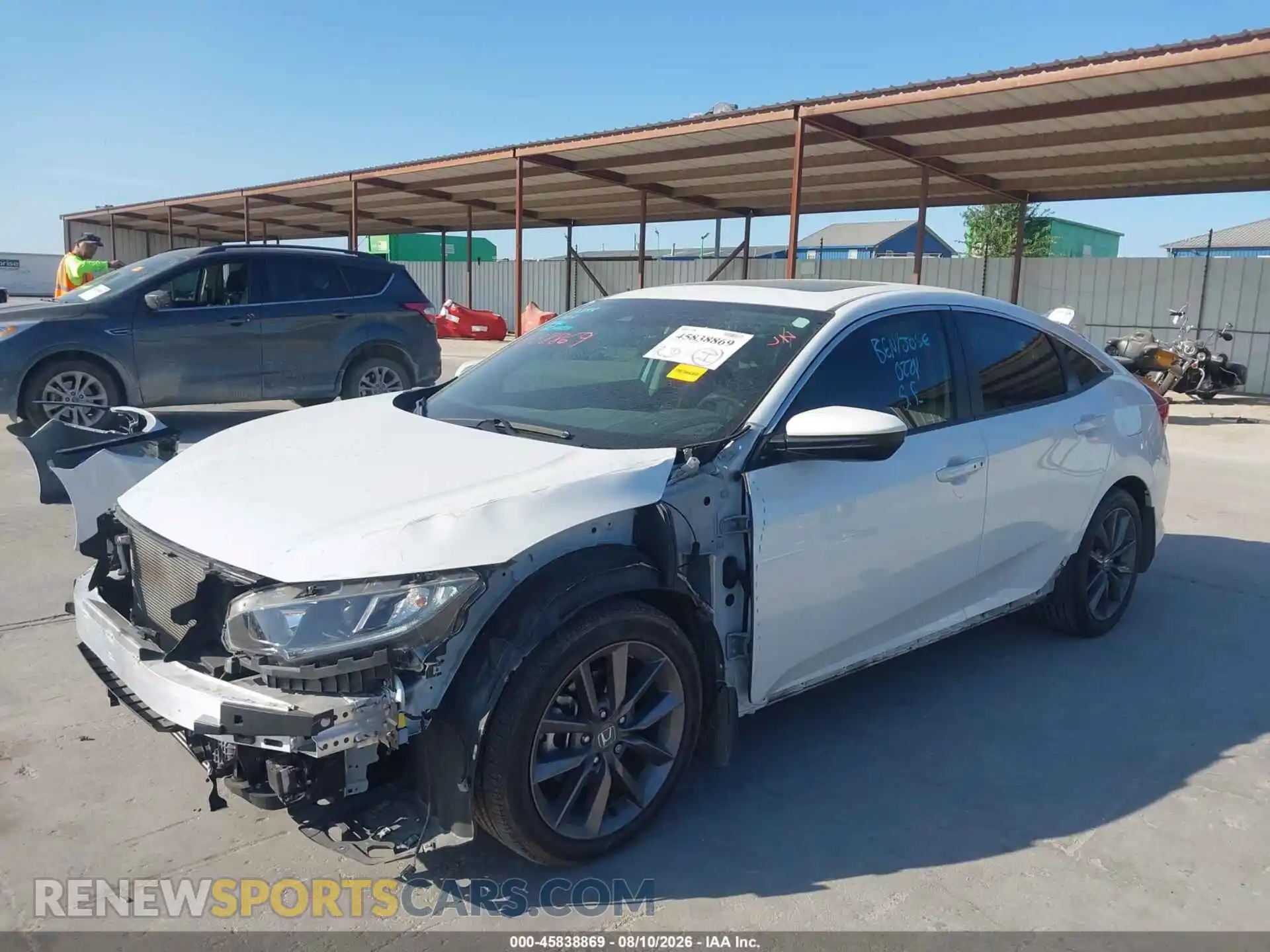 2 Фотография поврежденного автомобиля 19XFC1F3XME010914 HONDA CIVIC 2021