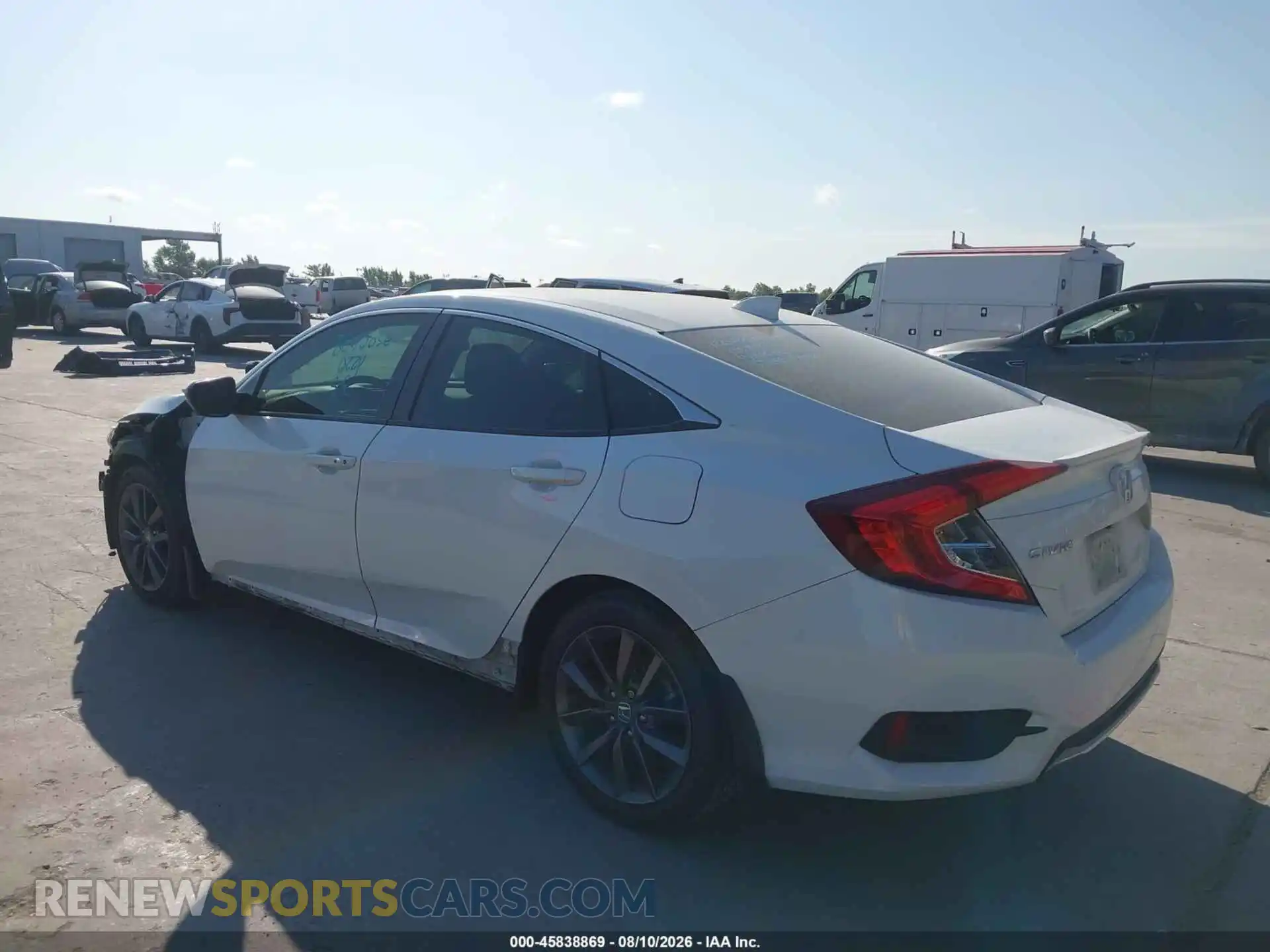 3 Фотография поврежденного автомобиля 19XFC1F3XME010914 HONDA CIVIC 2021