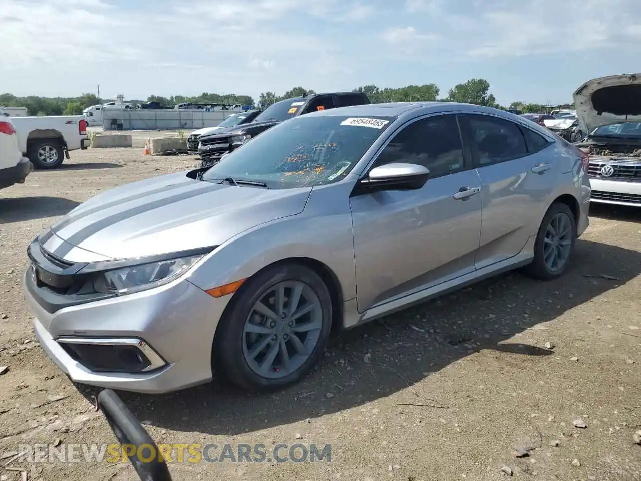 1 Photograph of a damaged car 19XFC1F3XME013604 HONDA CIVIC 2021