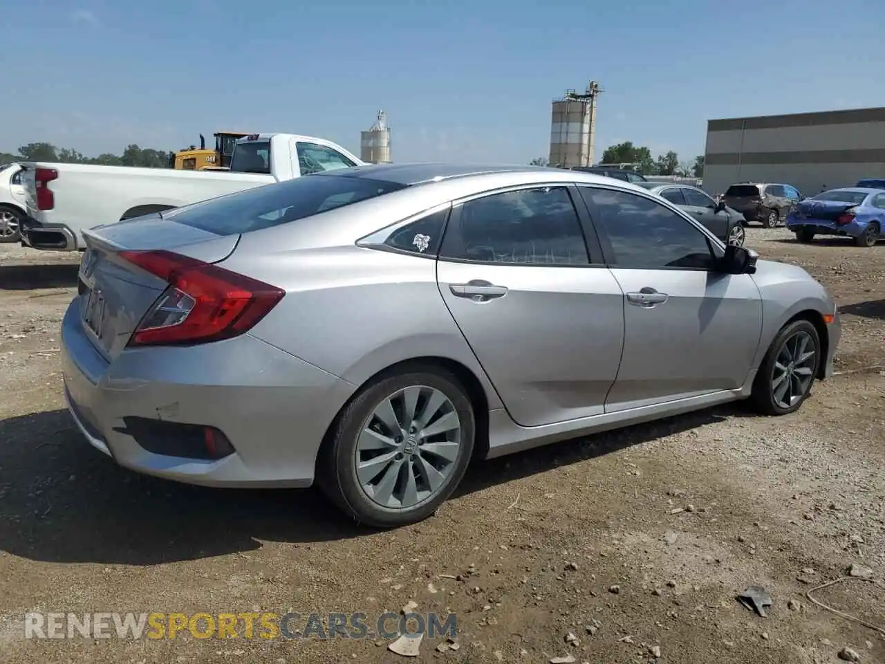3 Photograph of a damaged car 19XFC1F3XME013604 HONDA CIVIC 2021
