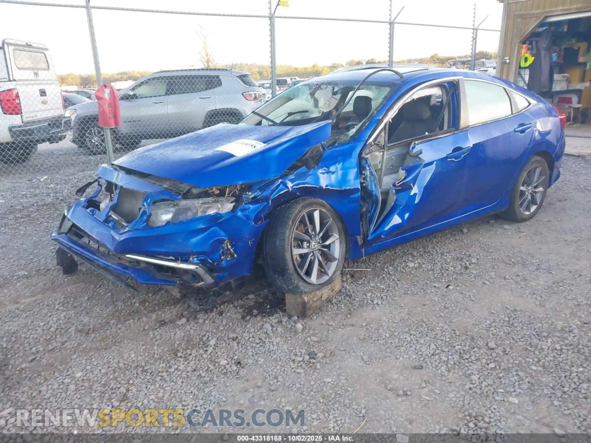2 Photograph of a damaged car 19XFC1F71ME007757 HONDA CIVIC 2021