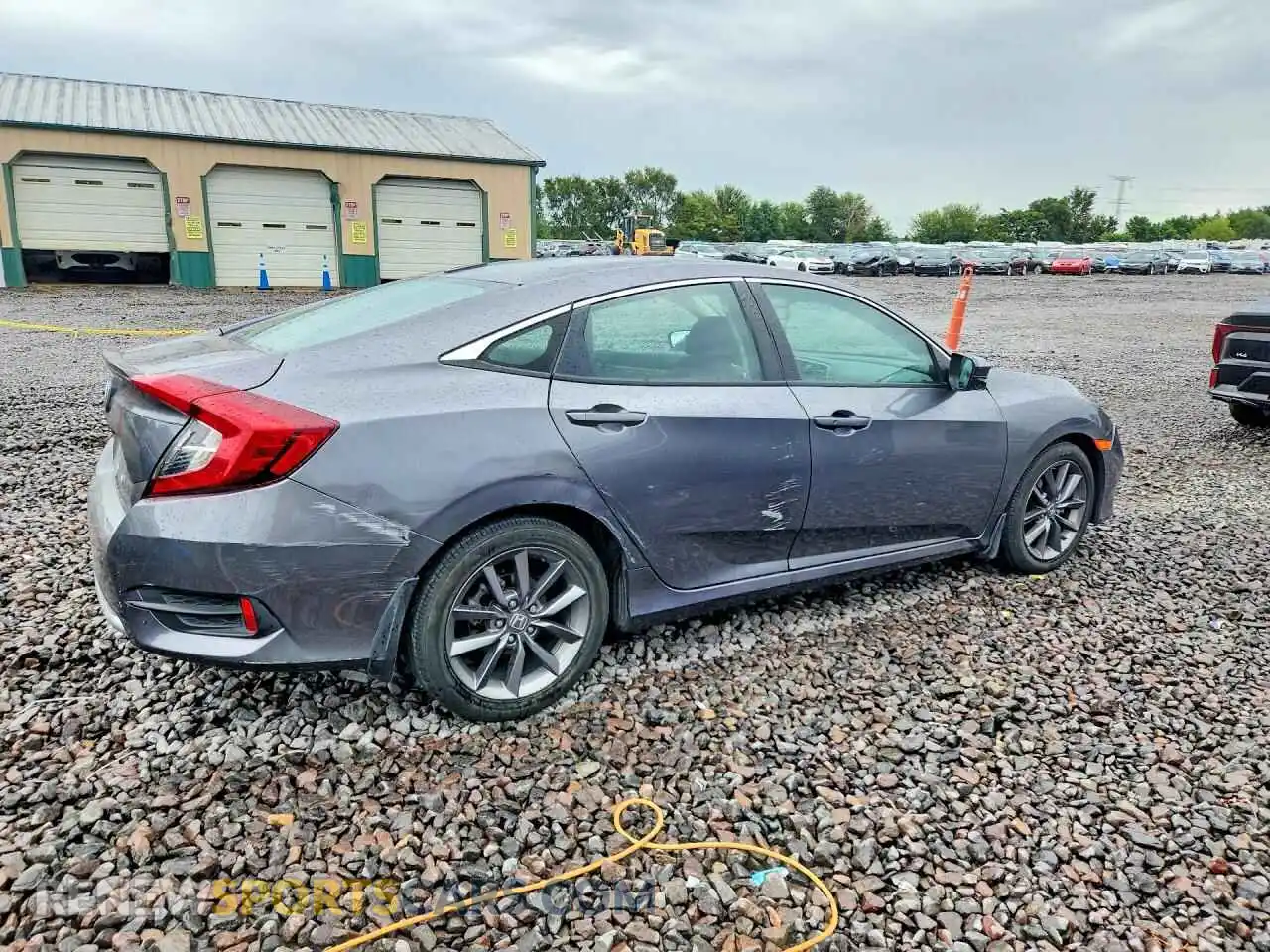 3 fotografías del automóvil dañado 19XFC1F72ME002650 HONDA CIVIC 2021