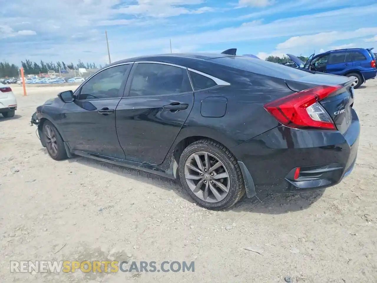 2 Фотография поврежденного автомобиля 19XFC1F72ME002678 HONDA CIVIC 2021