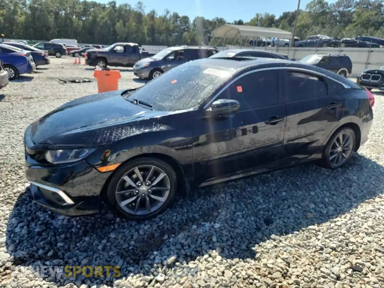 1 Photograph of a damaged car 19XFC1F72ME013471 HONDA CIVIC 2021