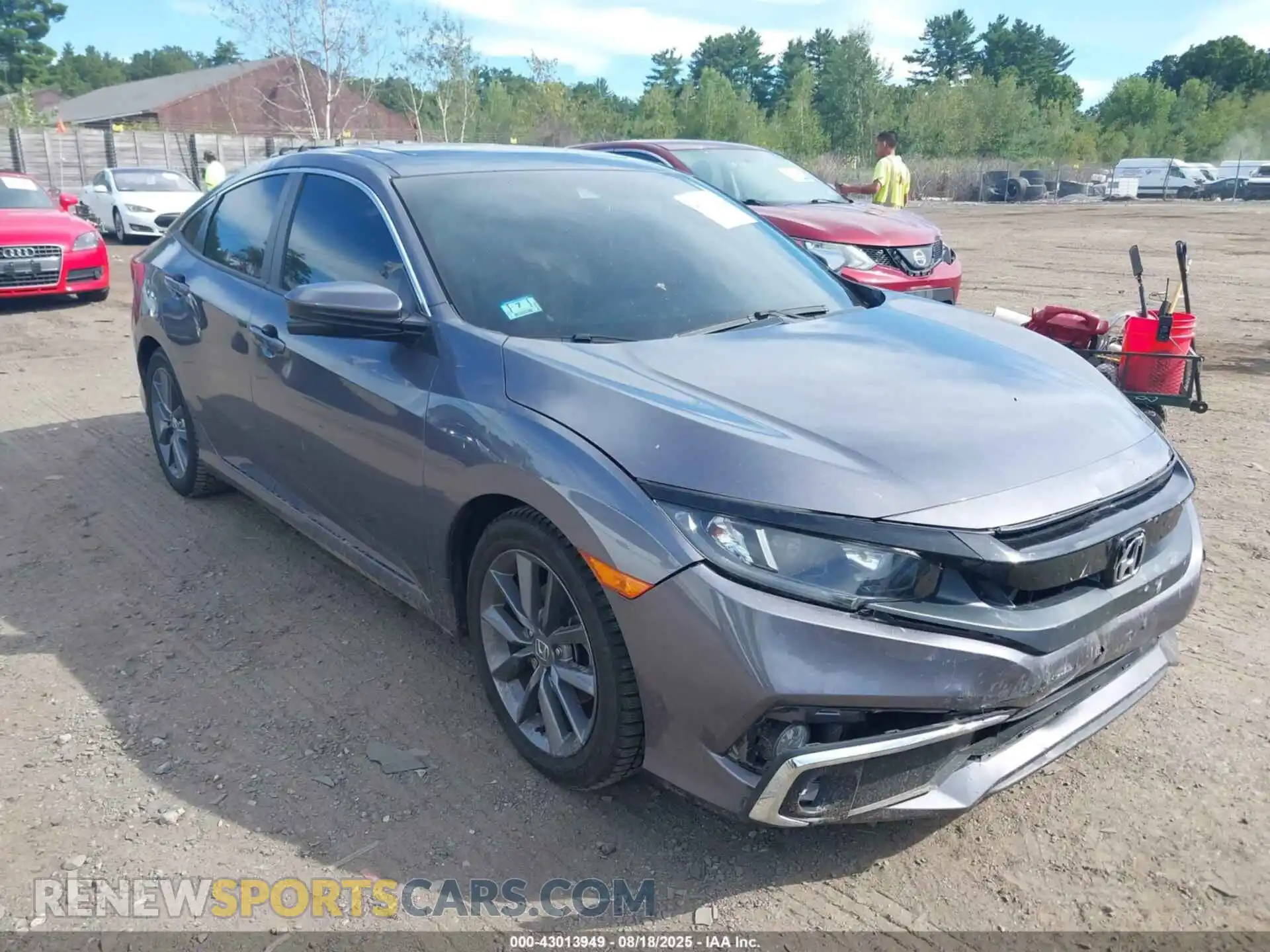 1 Photograph of a damaged car 19XFC1F72ME200483 HONDA CIVIC 2021