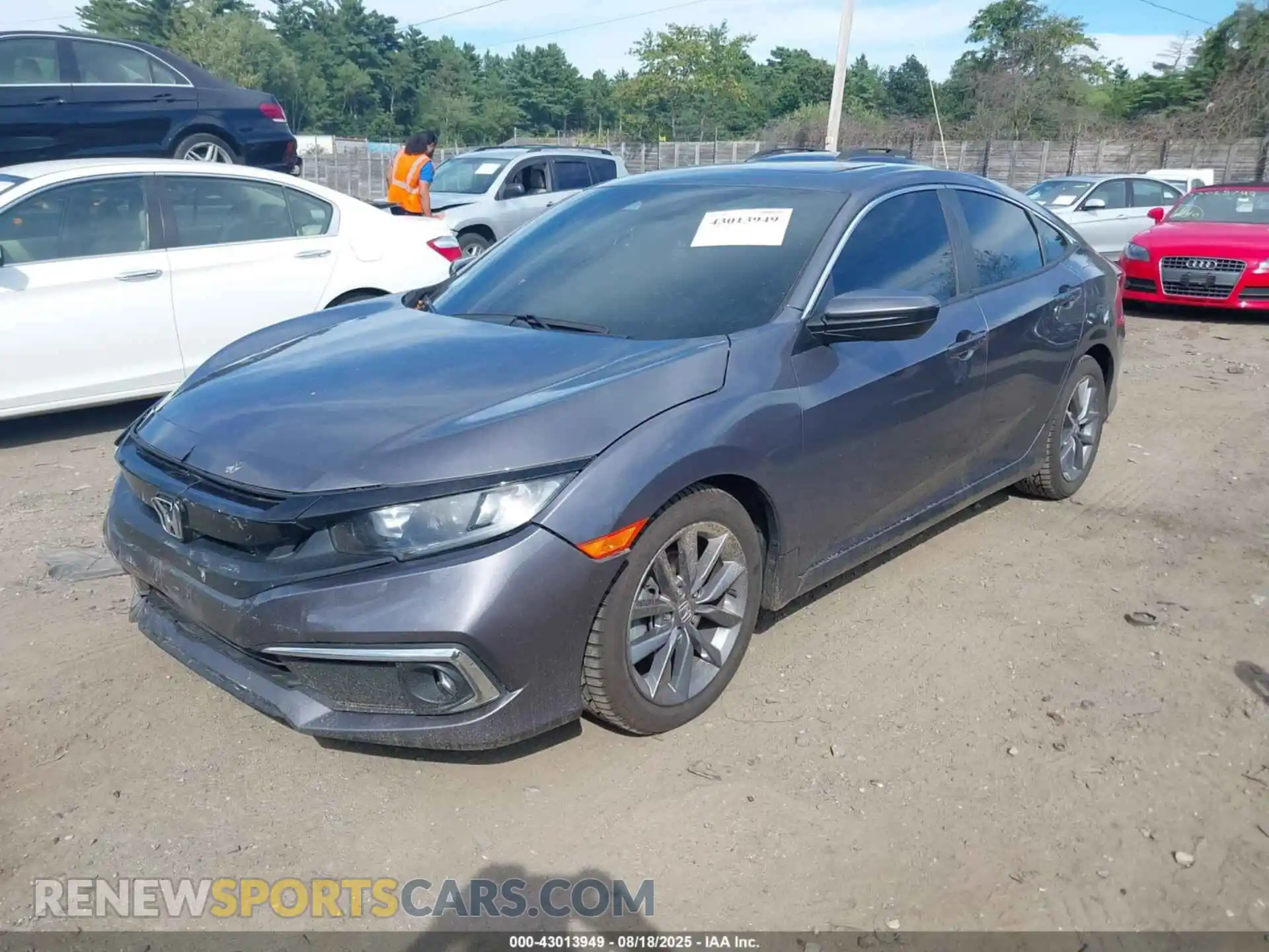 2 Photograph of a damaged car 19XFC1F72ME200483 HONDA CIVIC 2021