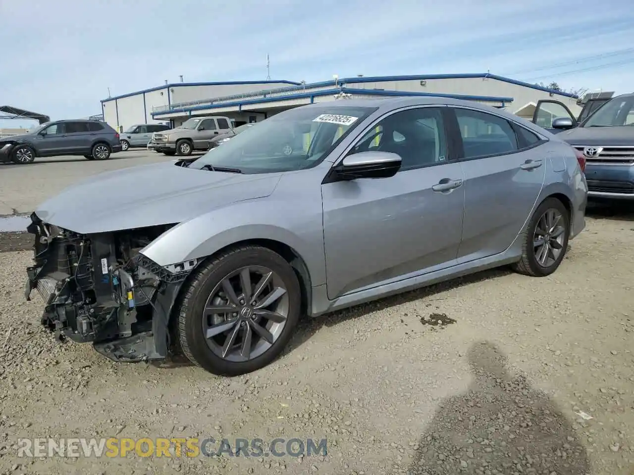 1 Фотография поврежденного автомобиля 19XFC1F72ME209555 HONDA CIVIC 2021