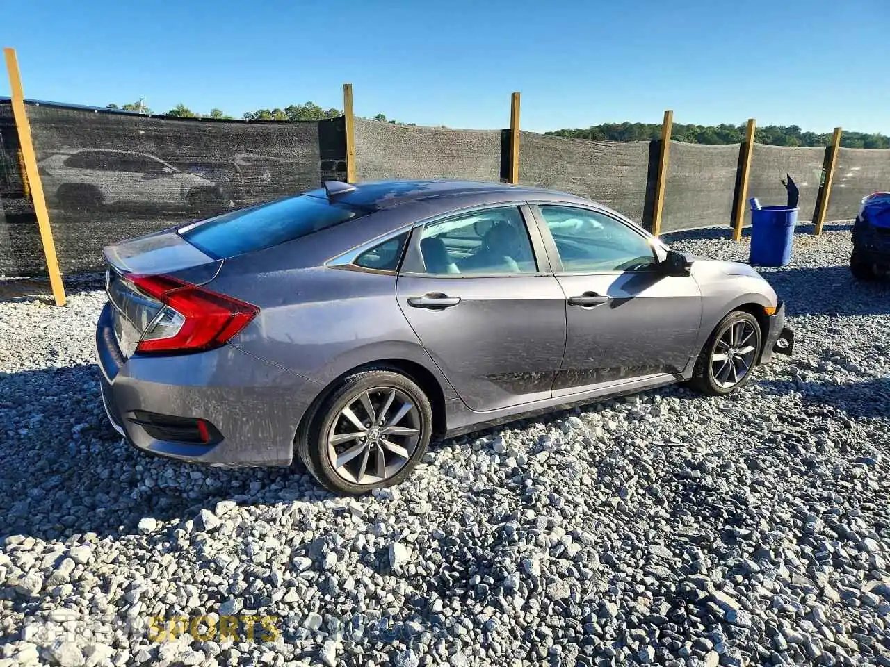 3 Фотография поврежденного автомобиля 19XFC1F73ME007176 HONDA CIVIC 2021