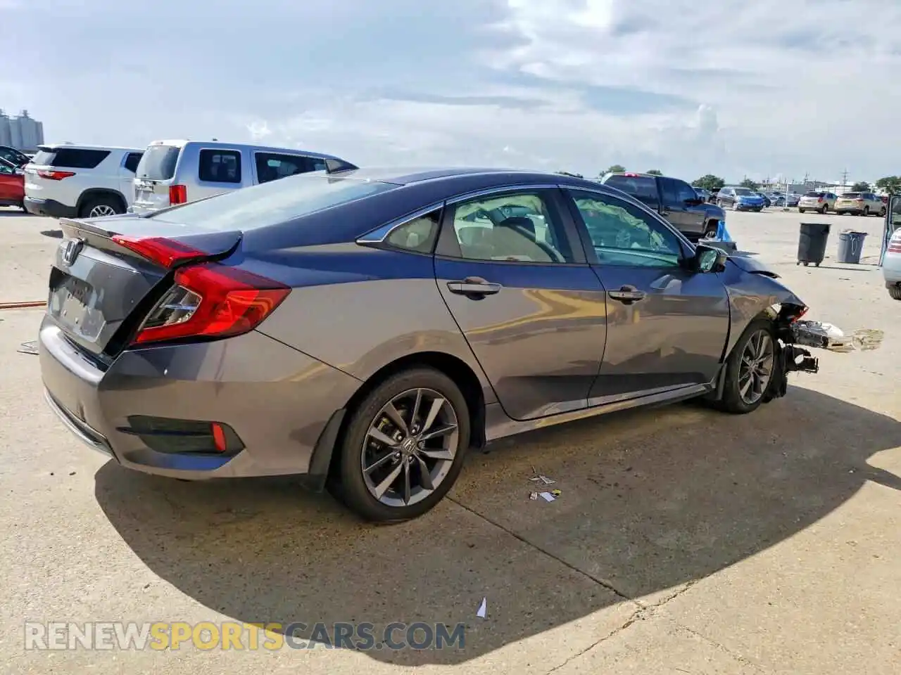 3 Photograph of a damaged car 19XFC1F73ME009462 HONDA CIVIC 2021