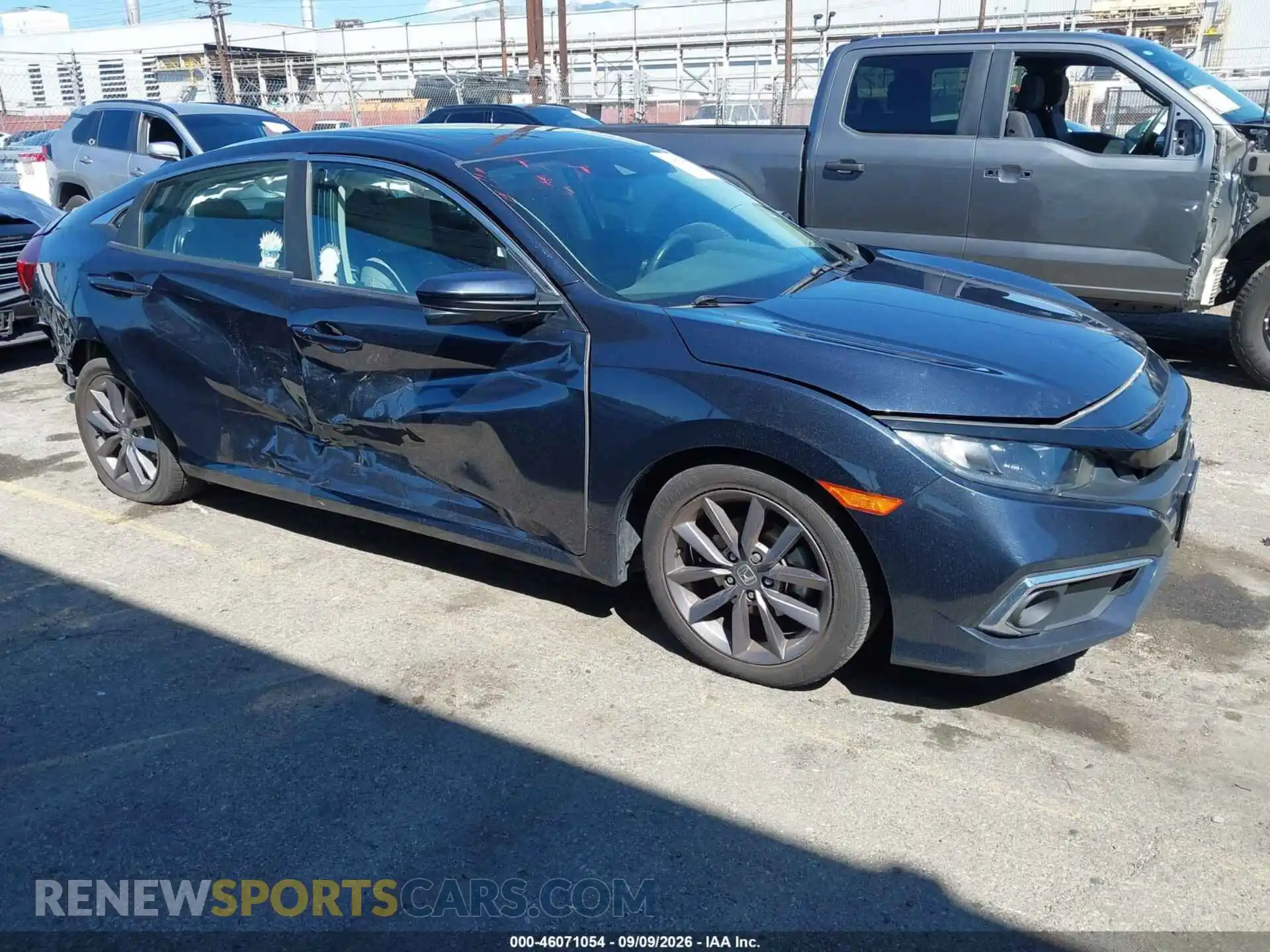1 Photograph of a damaged car 19XFC1F73ME200962 HONDA CIVIC 2021