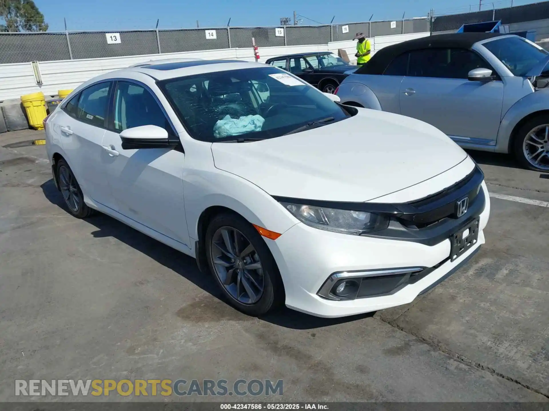 1 Photograph of a damaged car 19XFC1F73ME202145 HONDA CIVIC 2021