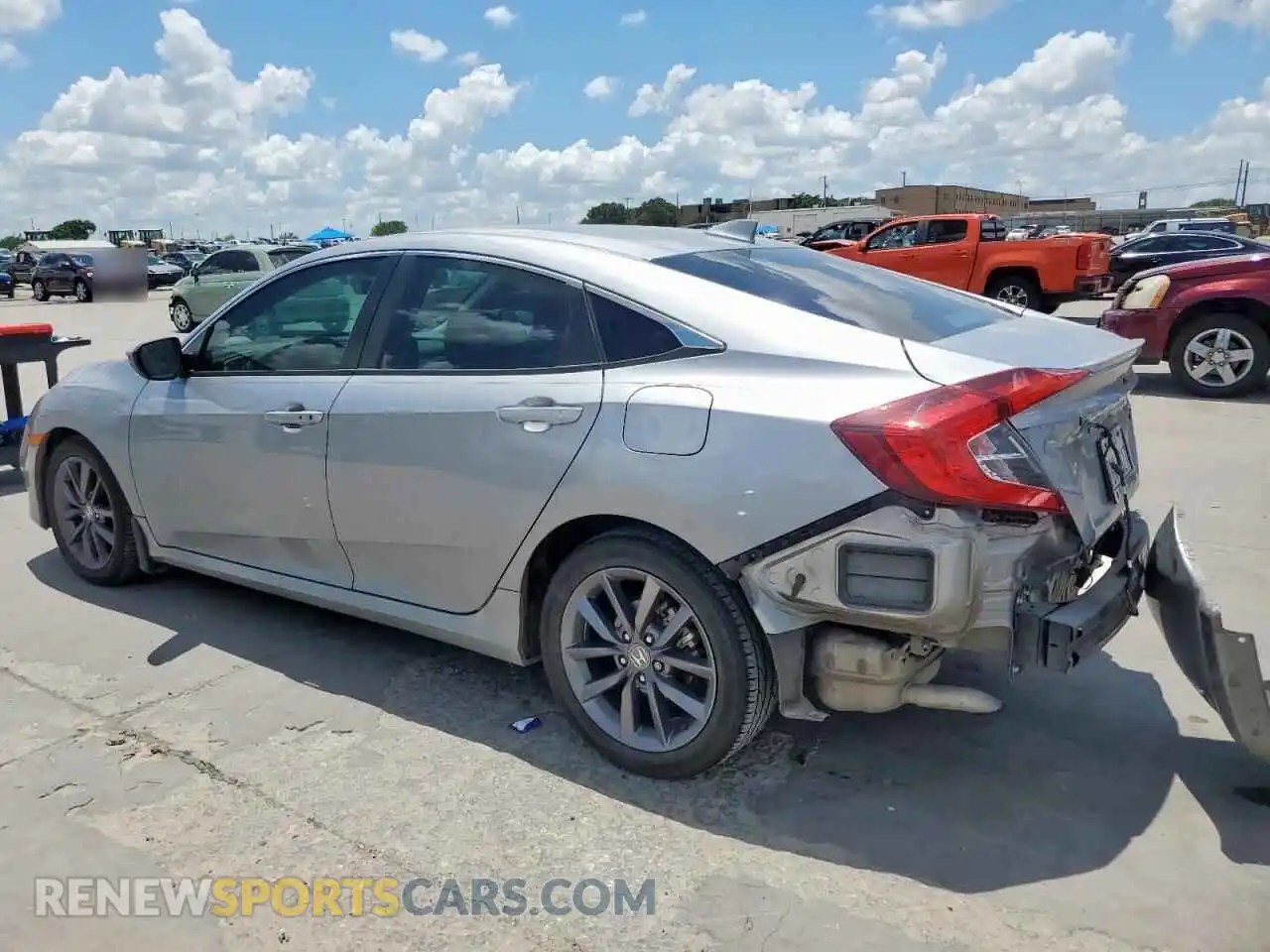 2 Photograph of a damaged car 19XFC1F75ME003596 HONDA CIVIC 2021
