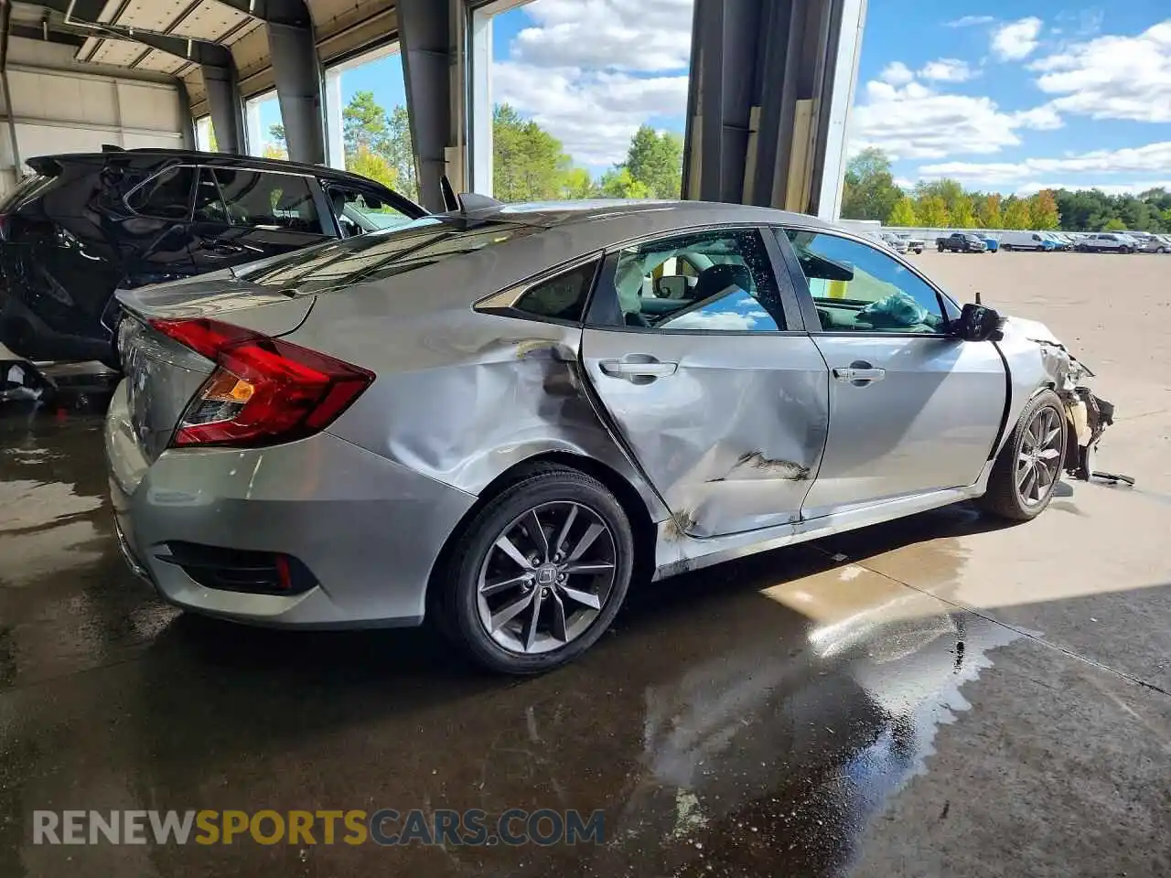 3 fotografías del automóvil dañado 19XFC1F75ME012329 HONDA CIVIC 2021