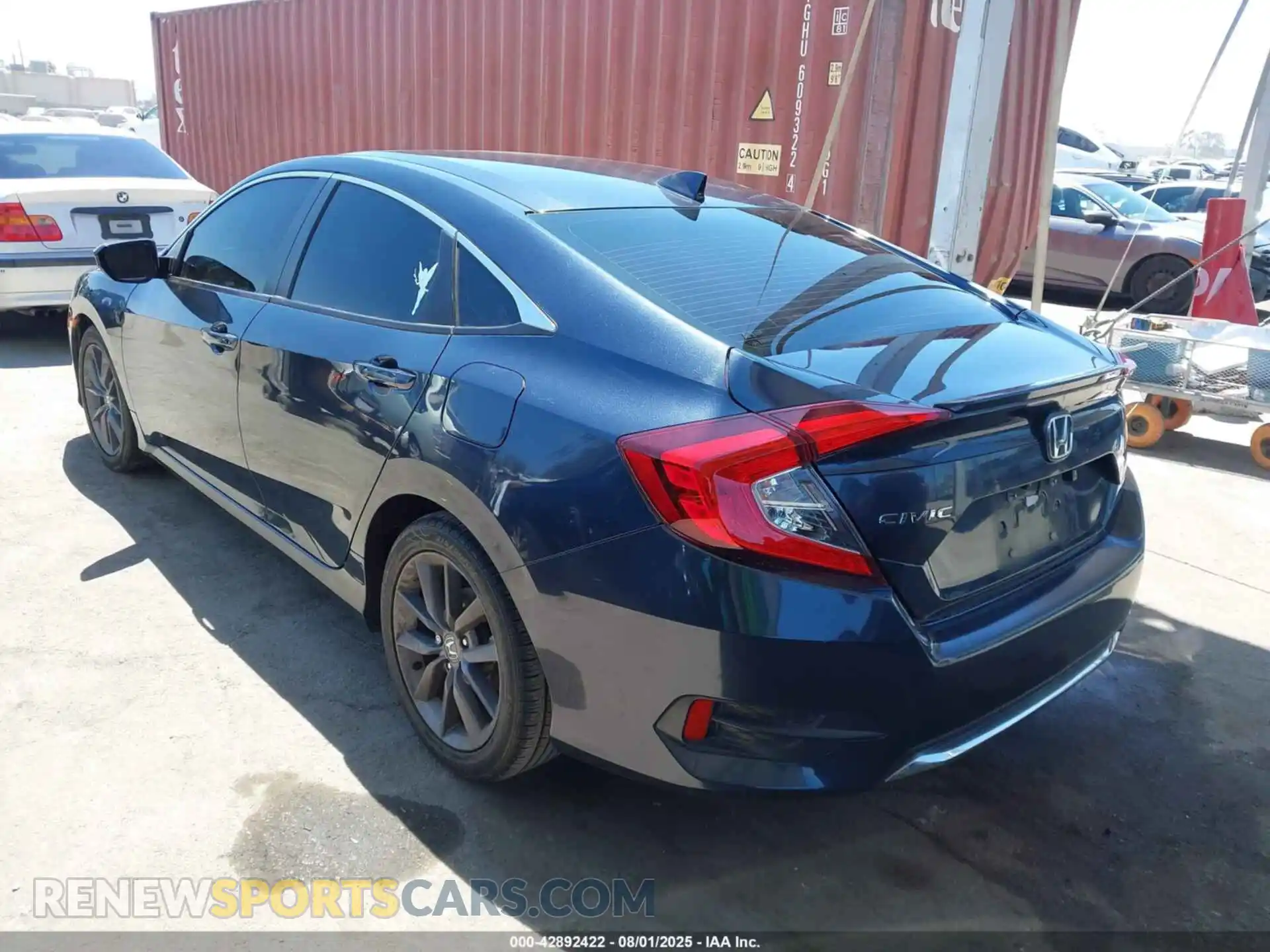 3 Фотография поврежденного автомобиля 19XFC1F75ME200977 HONDA CIVIC 2021