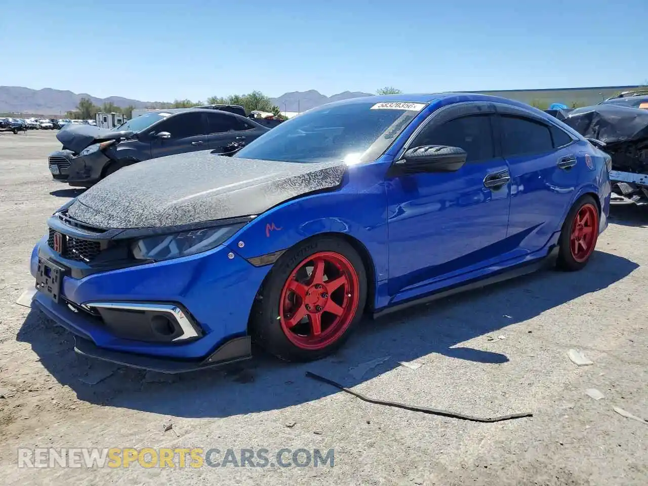 1 Фотография поврежденного автомобиля 19XFC1F75ME203409 HONDA CIVIC 2021