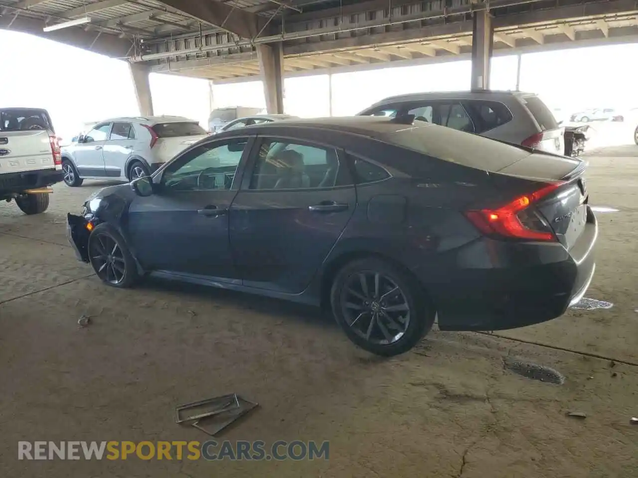 2 Photograph of a damaged car 19XFC1F75ME208156 HONDA CIVIC 2021