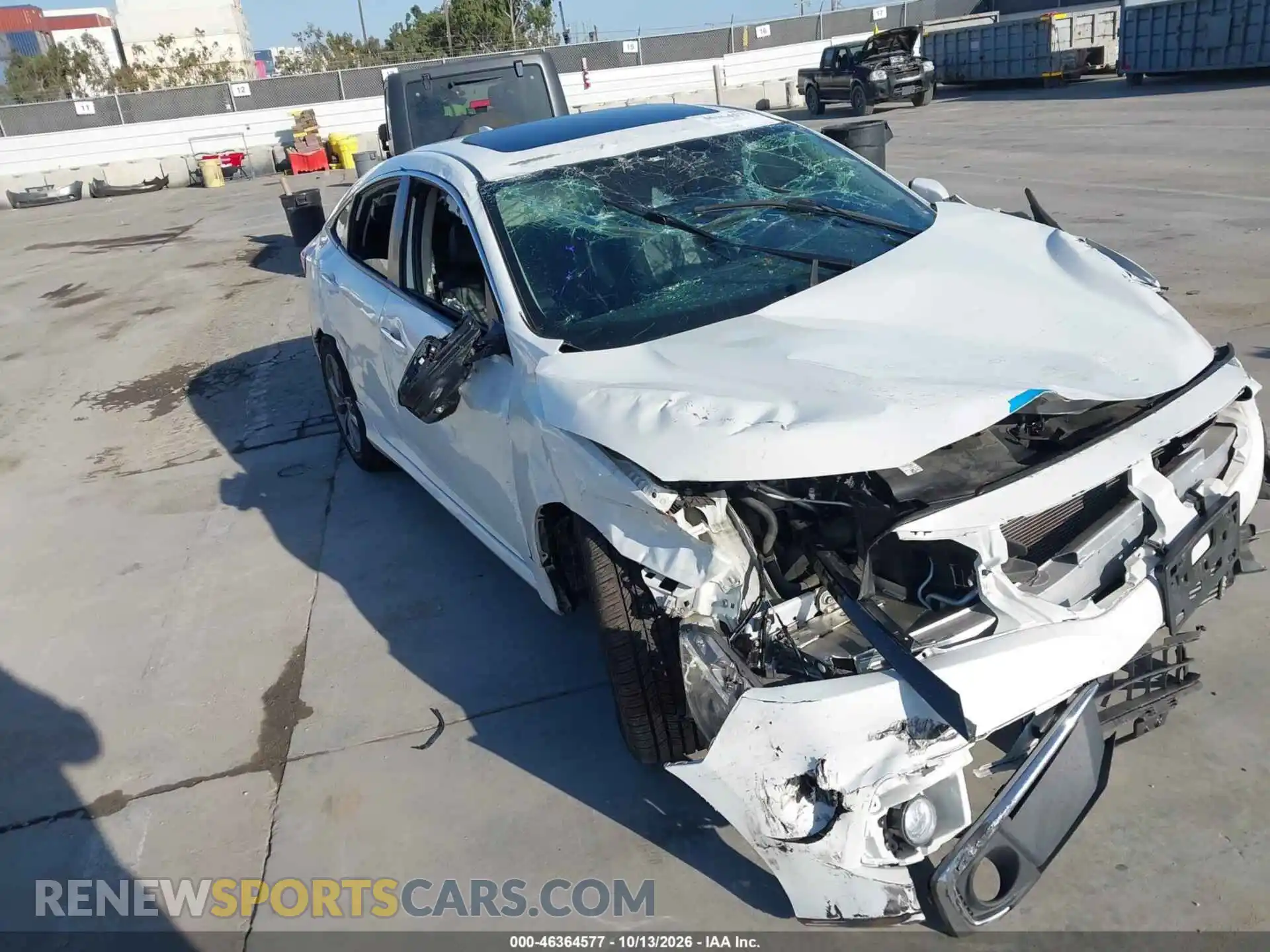1 Photograph of a damaged car 19XFC1F75ME209310 HONDA CIVIC 2021