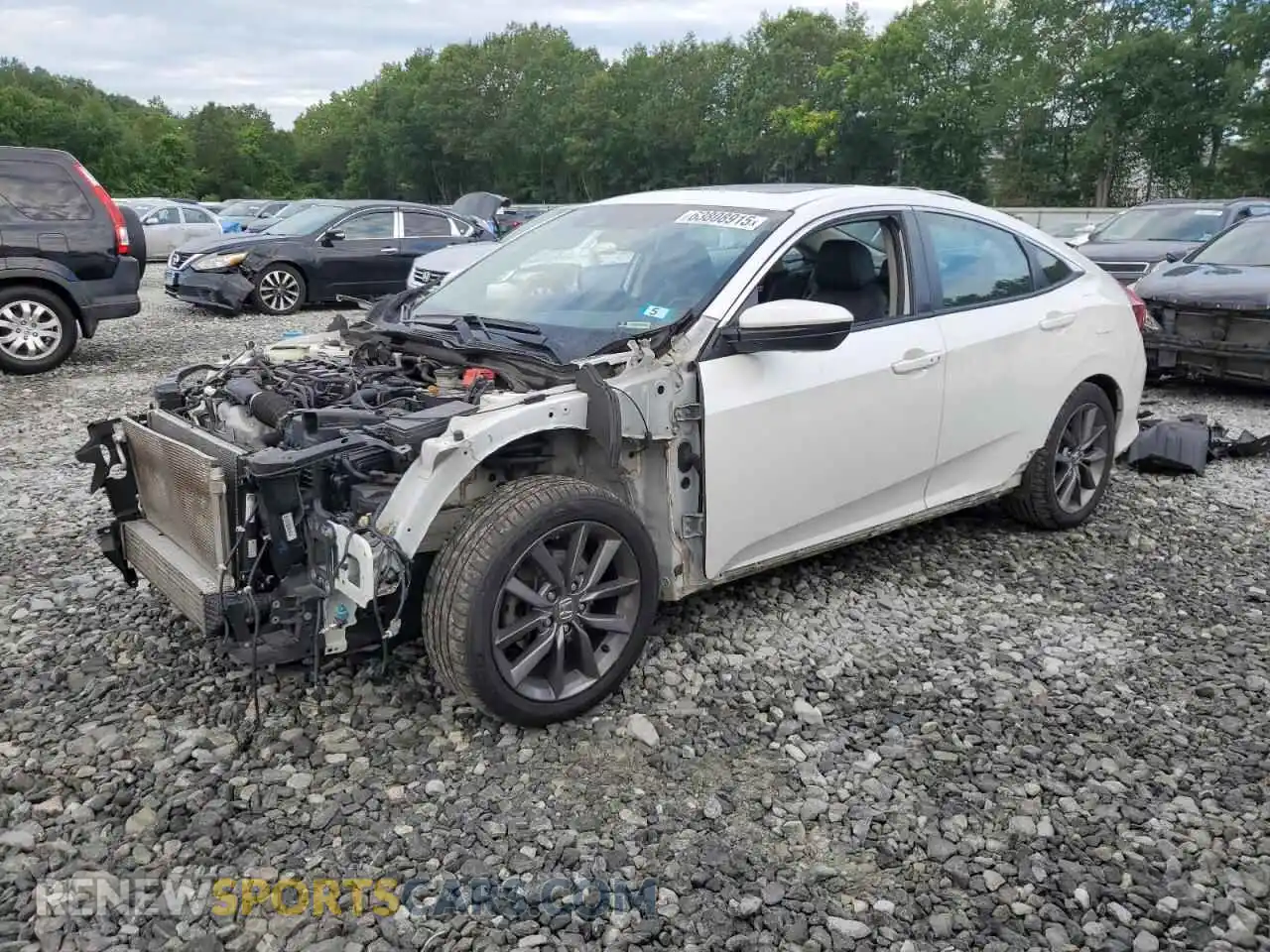 1 Photograph of a damaged car 19XFC1F76ME004031 HONDA CIVIC 2021