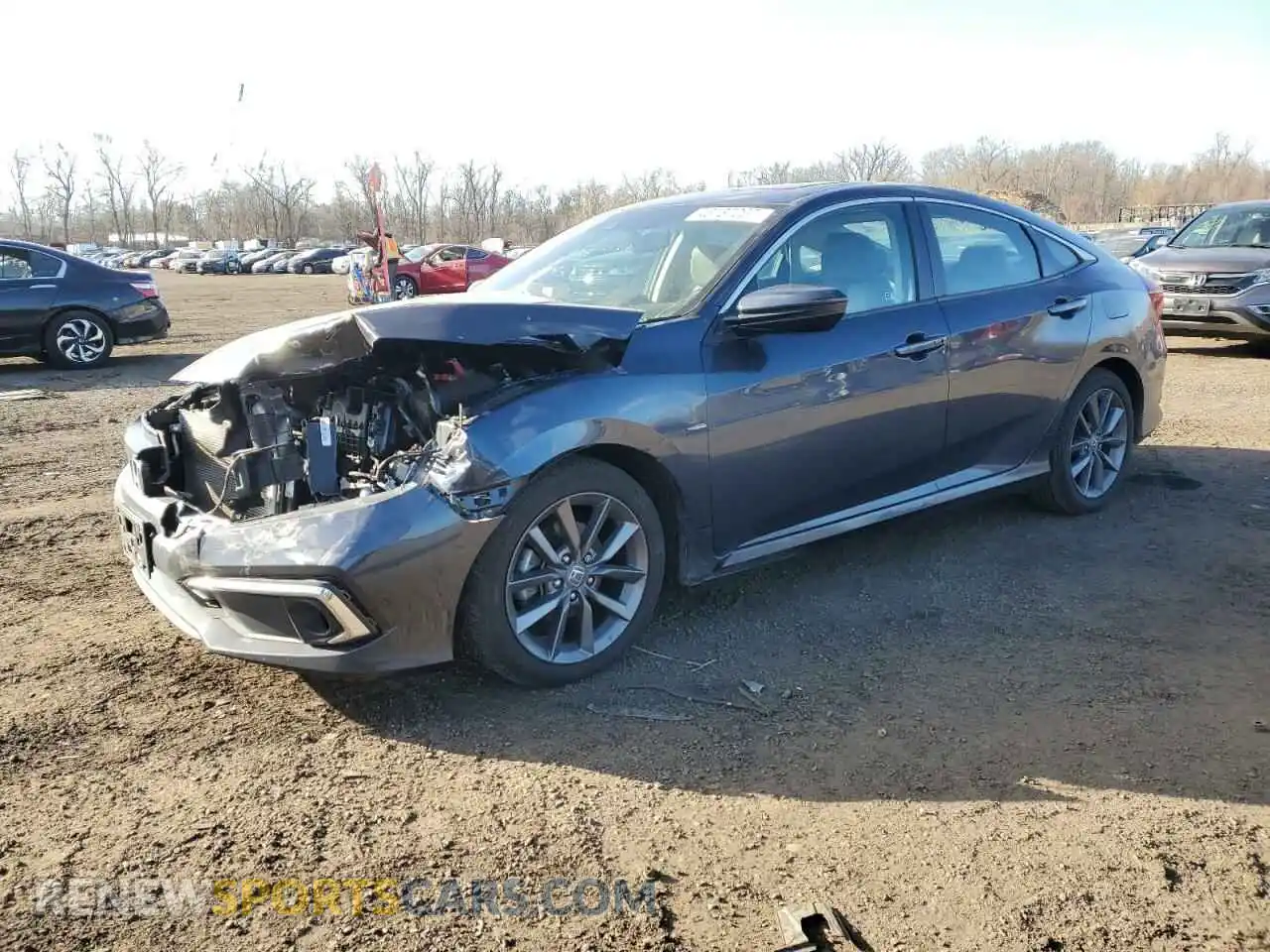 1 Photograph of a damaged car 19XFC1F76ME202334 HONDA CIVIC 2021