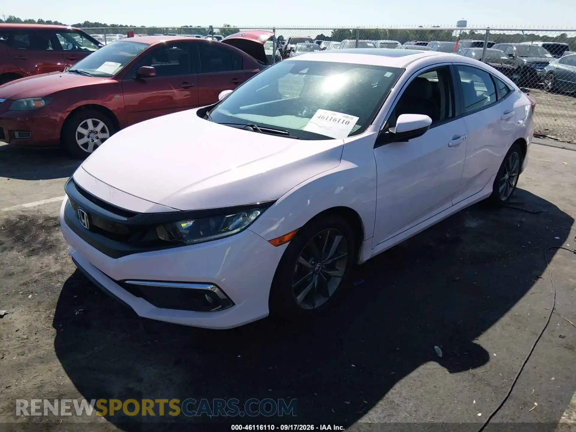 2 Photograph of a damaged car 19XFC1F76ME203189 HONDA CIVIC 2021