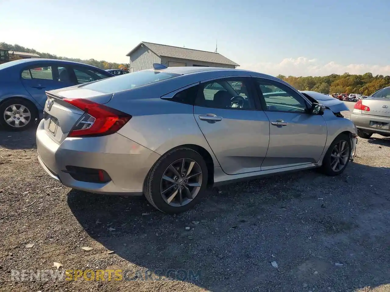 3 fotografías del automóvil dañado 19XFC1F77ME200138 HONDA CIVIC 2021