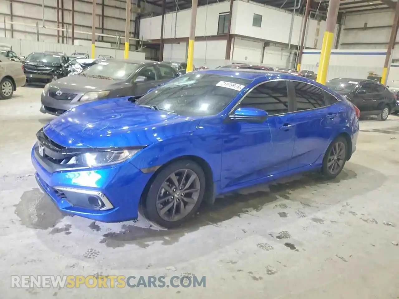 1 Фотография поврежденного автомобиля 19XFC1F78ME003527 HONDA CIVIC 2021