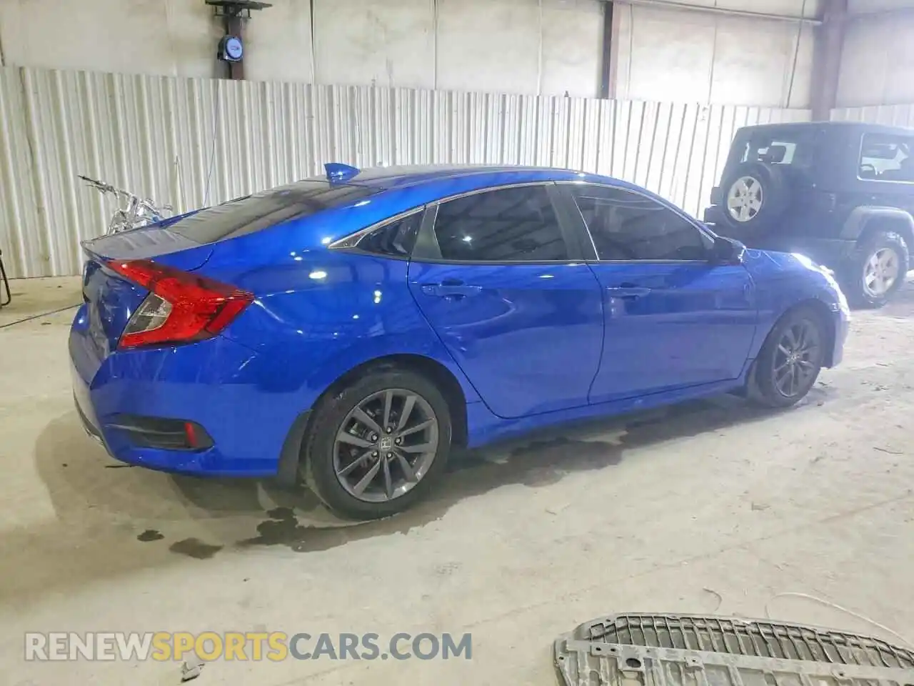 3 Фотография поврежденного автомобиля 19XFC1F78ME003527 HONDA CIVIC 2021