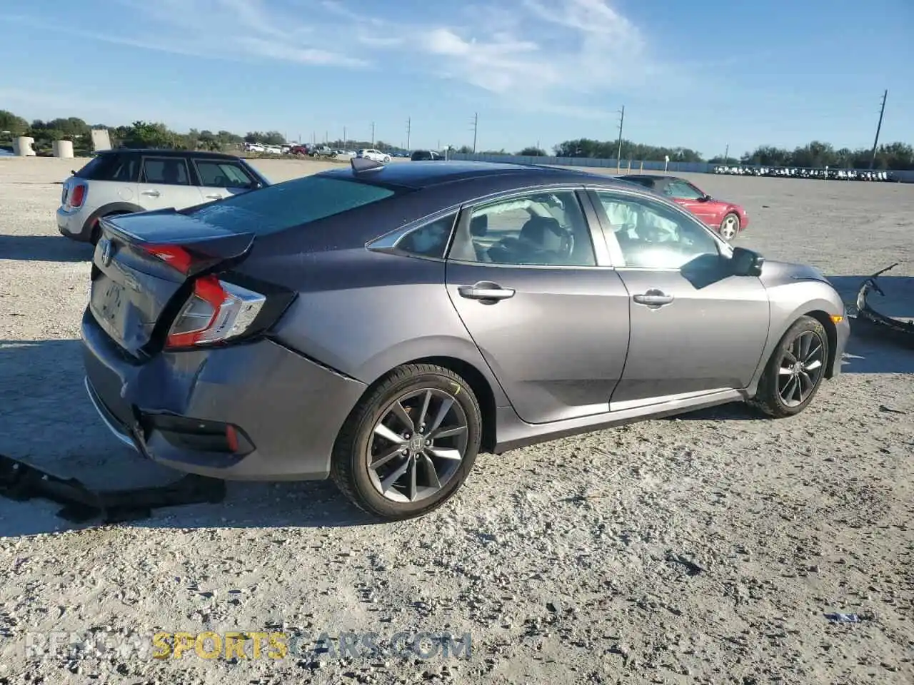 3 Photograph of a damaged car 19XFC1F78ME004323 HONDA CIVIC 2021