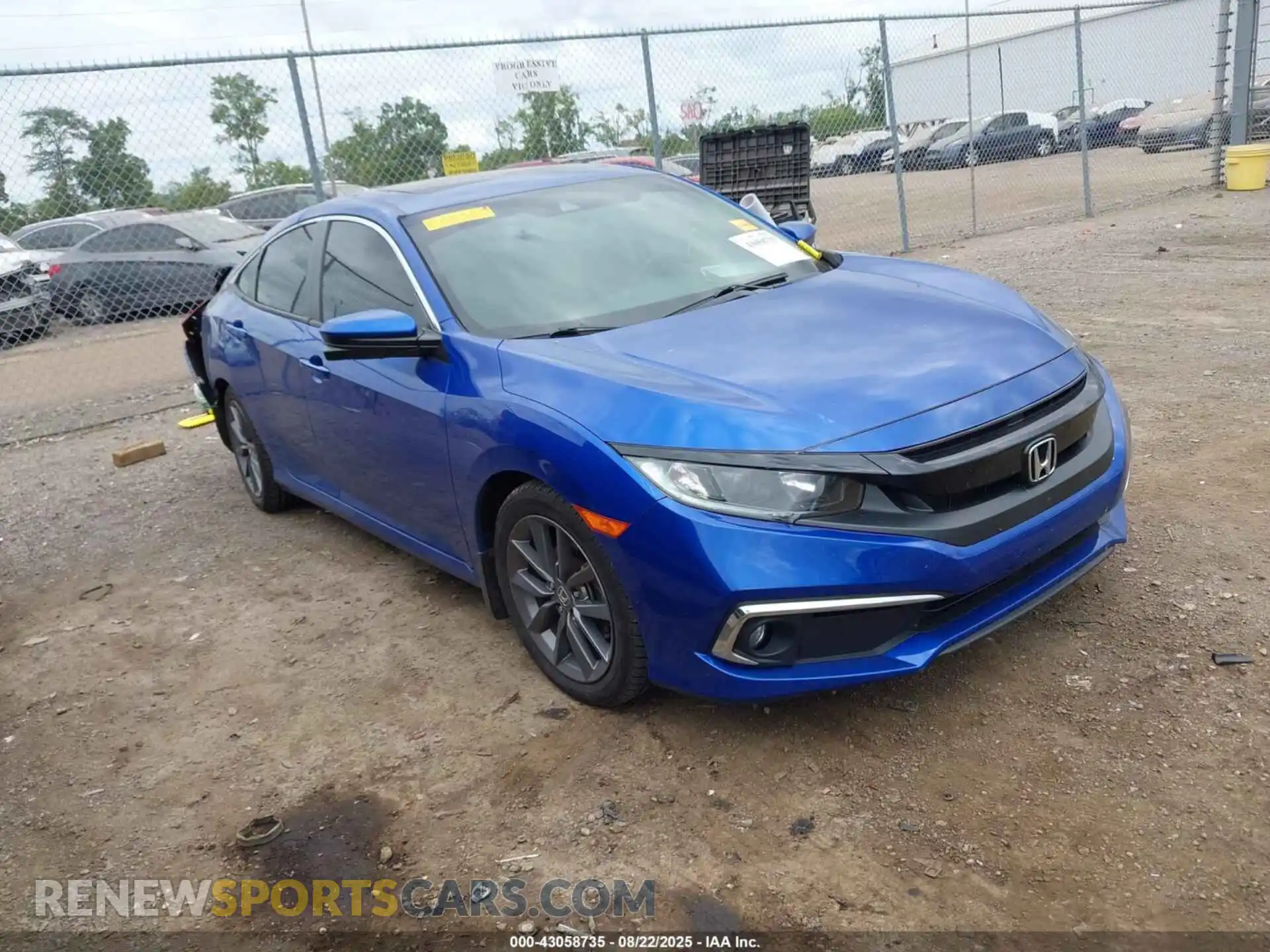 1 Photograph of a damaged car 19XFC1F78ME008503 HONDA CIVIC 2021
