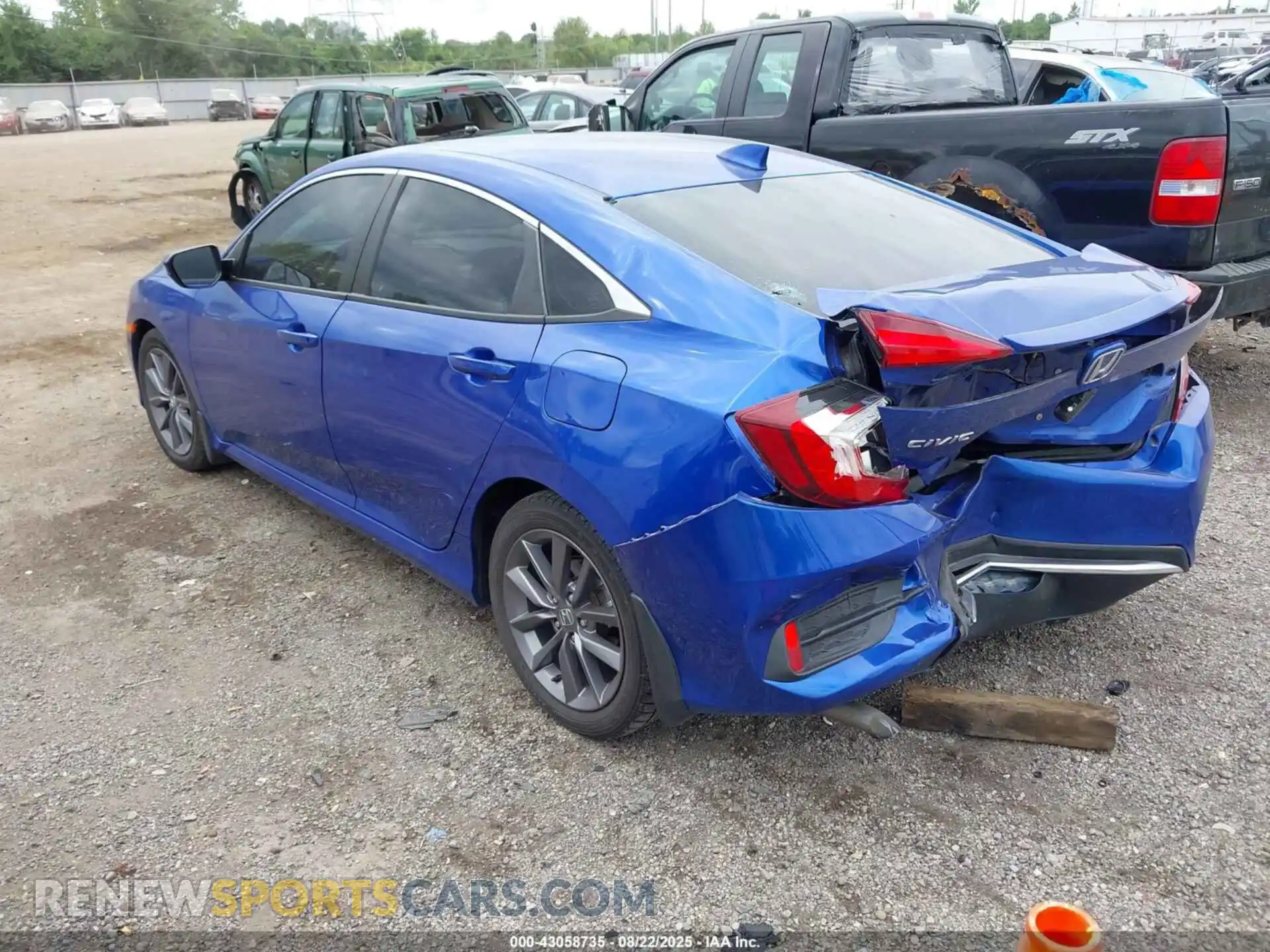 3 Photograph of a damaged car 19XFC1F78ME008503 HONDA CIVIC 2021